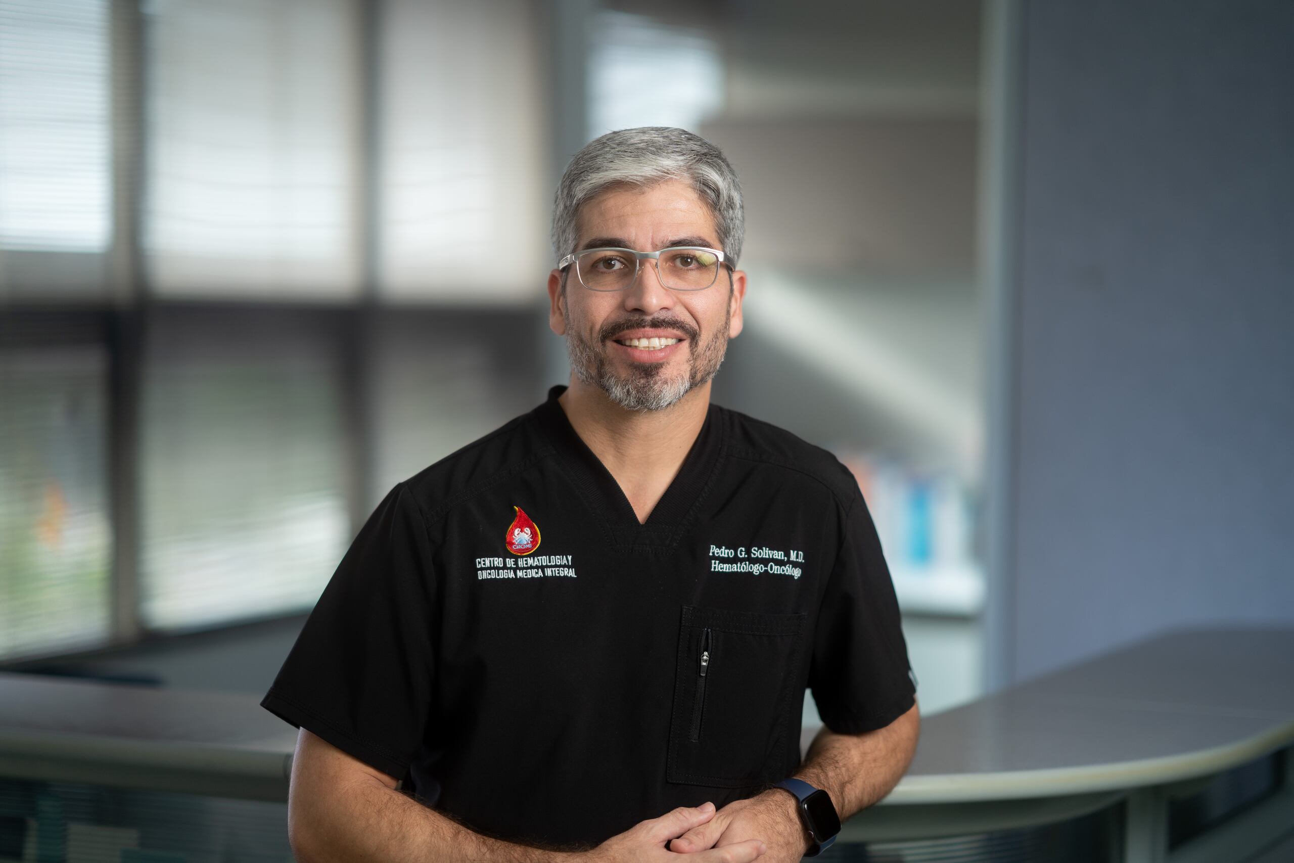 Doctor Pedro Solivan Ortiz, especialista en hematología y oncología.