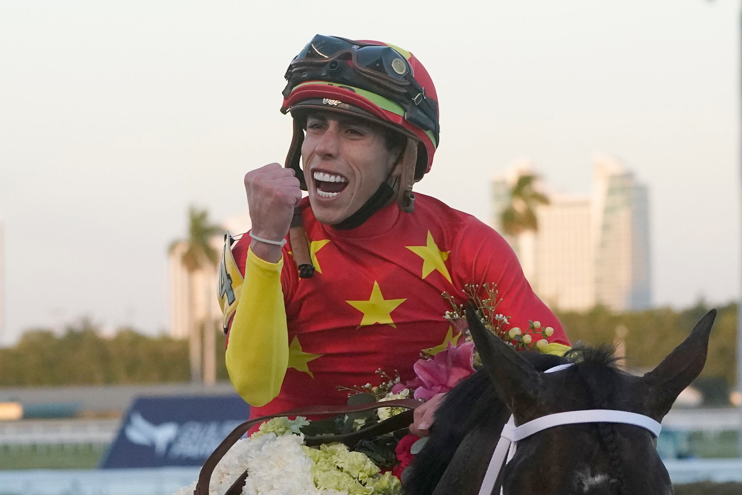 El jinete boricua Irad Ortiz Jr. condujo a Classic Causeway a su segunda victoria clásica en el año.