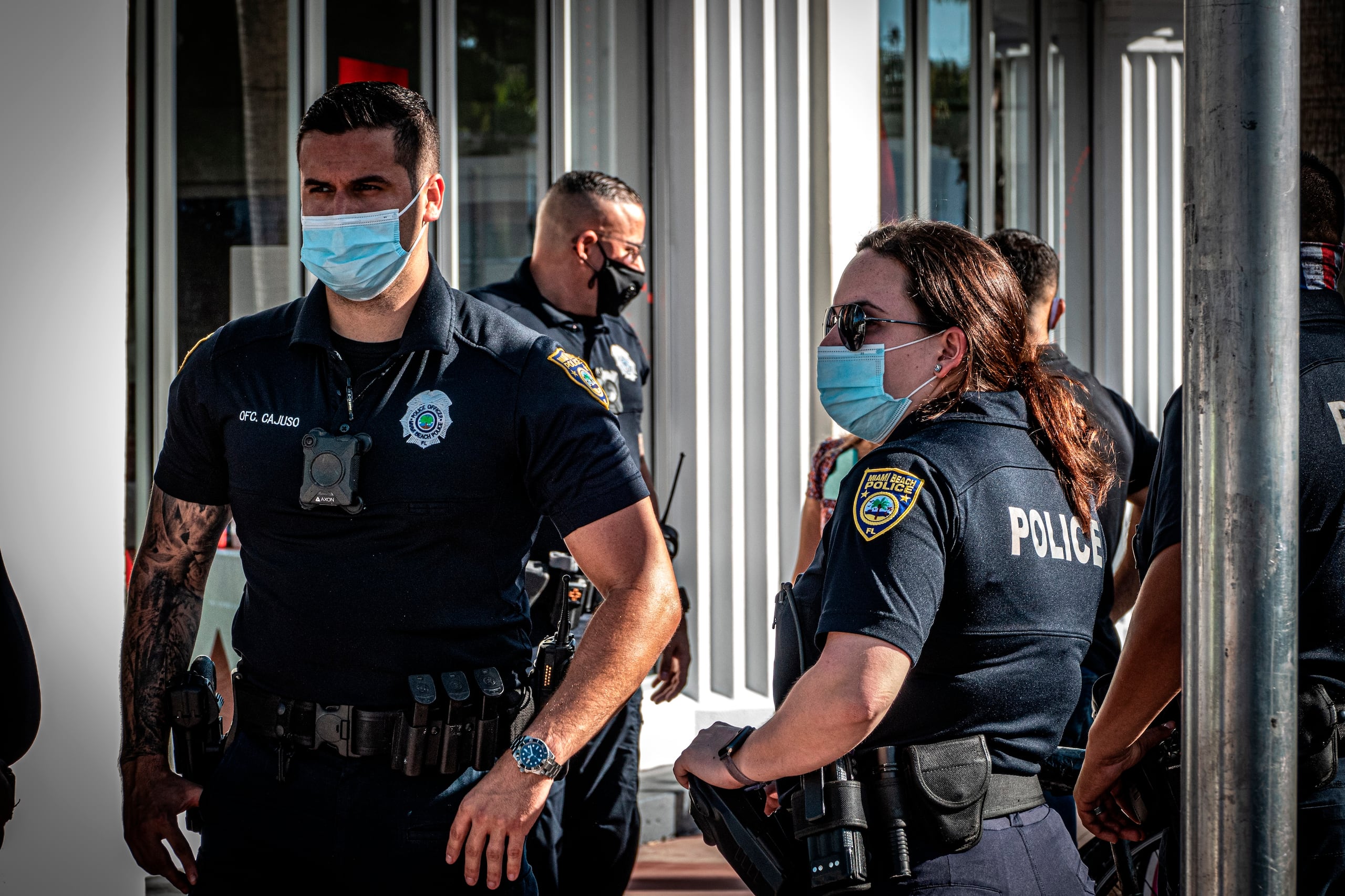 Policías de Miami-Dade, Florida.