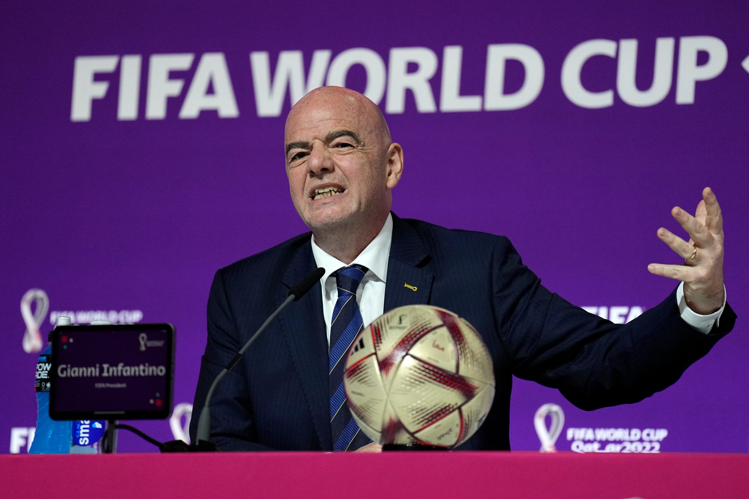 Gianni Infantino, actual presidente de la FIFA y sucesor de Sepp Blatter en la entidad.