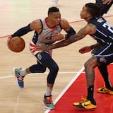 Russell Westbrook hace historia pero los Wizards pierden