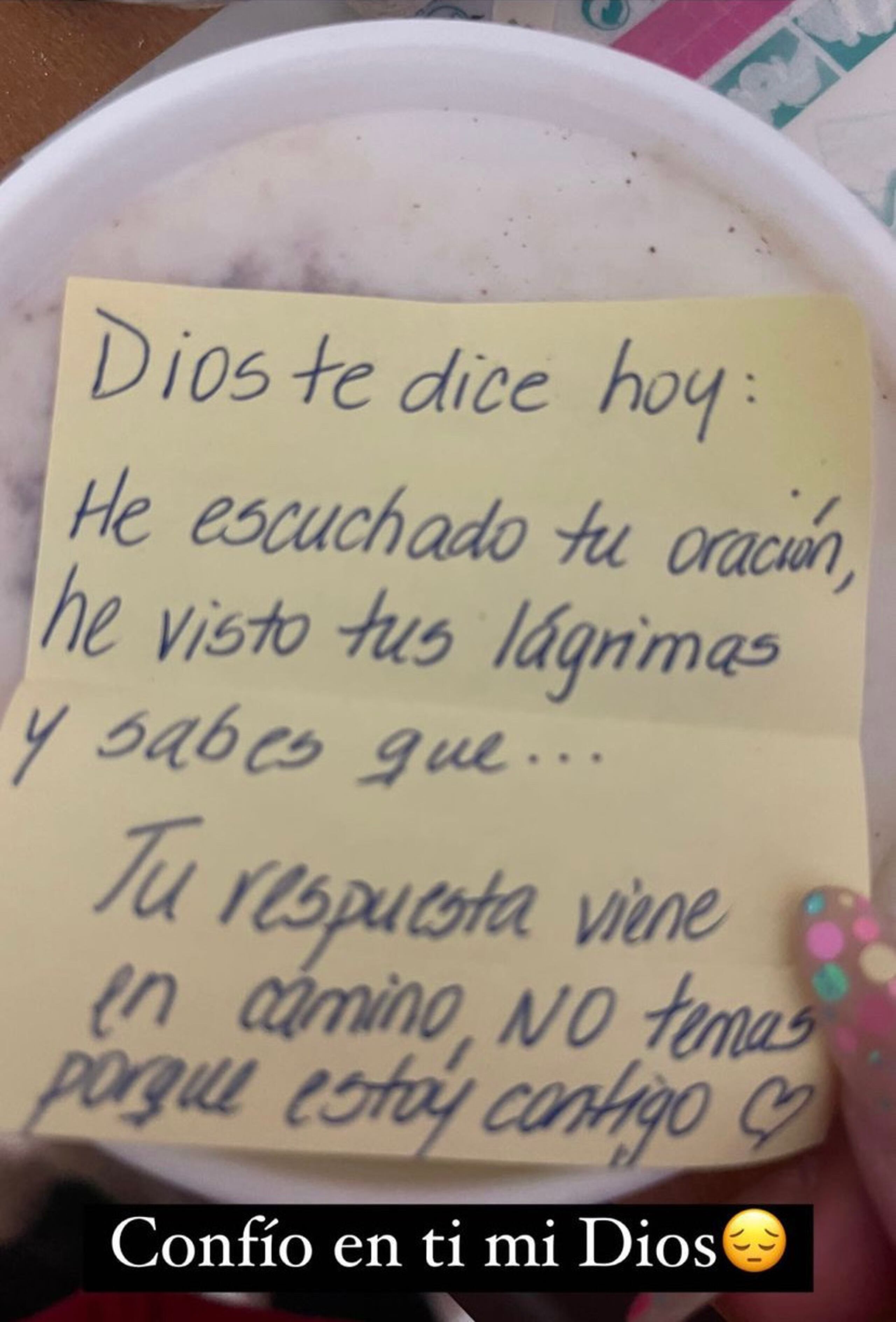 Mensaje que Saudy Rivera compartió en su Instagram ante la situación de salud de su esposo Iván Rivera.