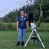 La Luna es el límite para la presidenta de la Sociedad de Astronomía del Caribe