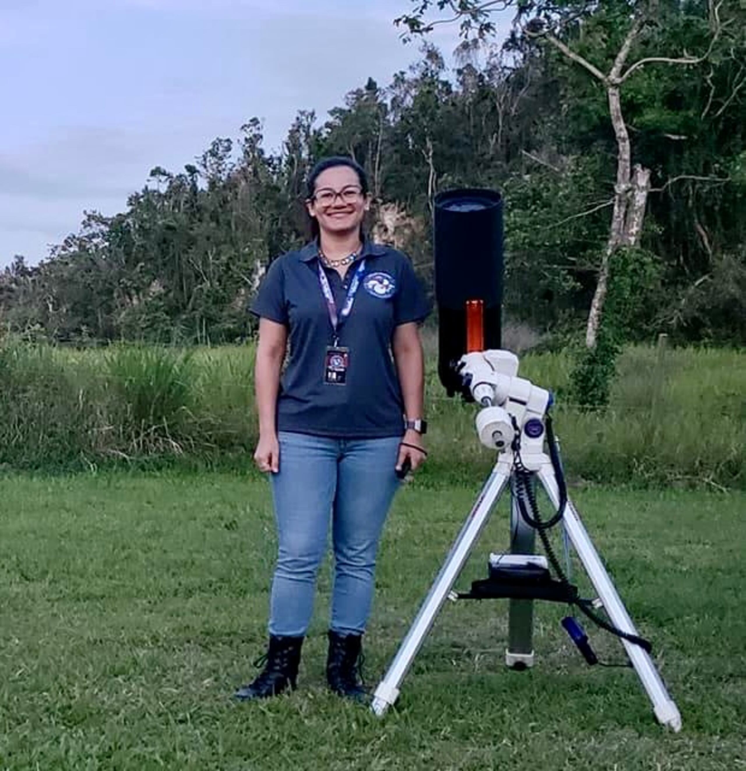 Janethsi Ostaiza, presidenta de la Sociedad de Astronomía del Caribe (SAC).