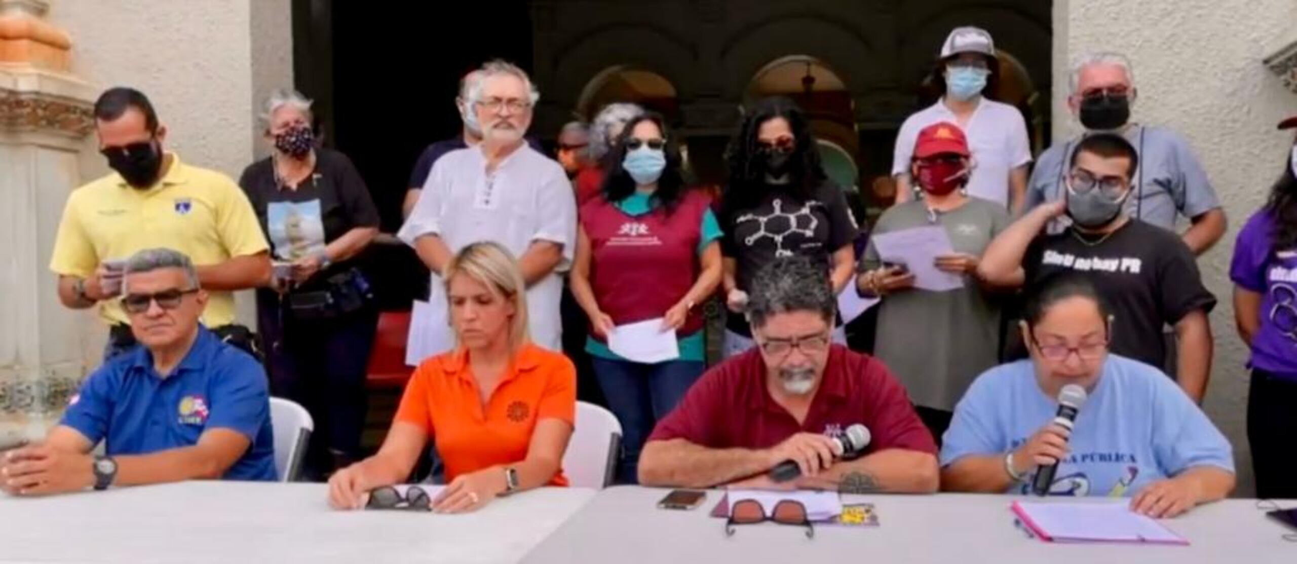 Sindicatos ofrecieron detalles sobre la marcha convocada hacia La Fortaleza con motivo del Día Internacional de Trabajador.