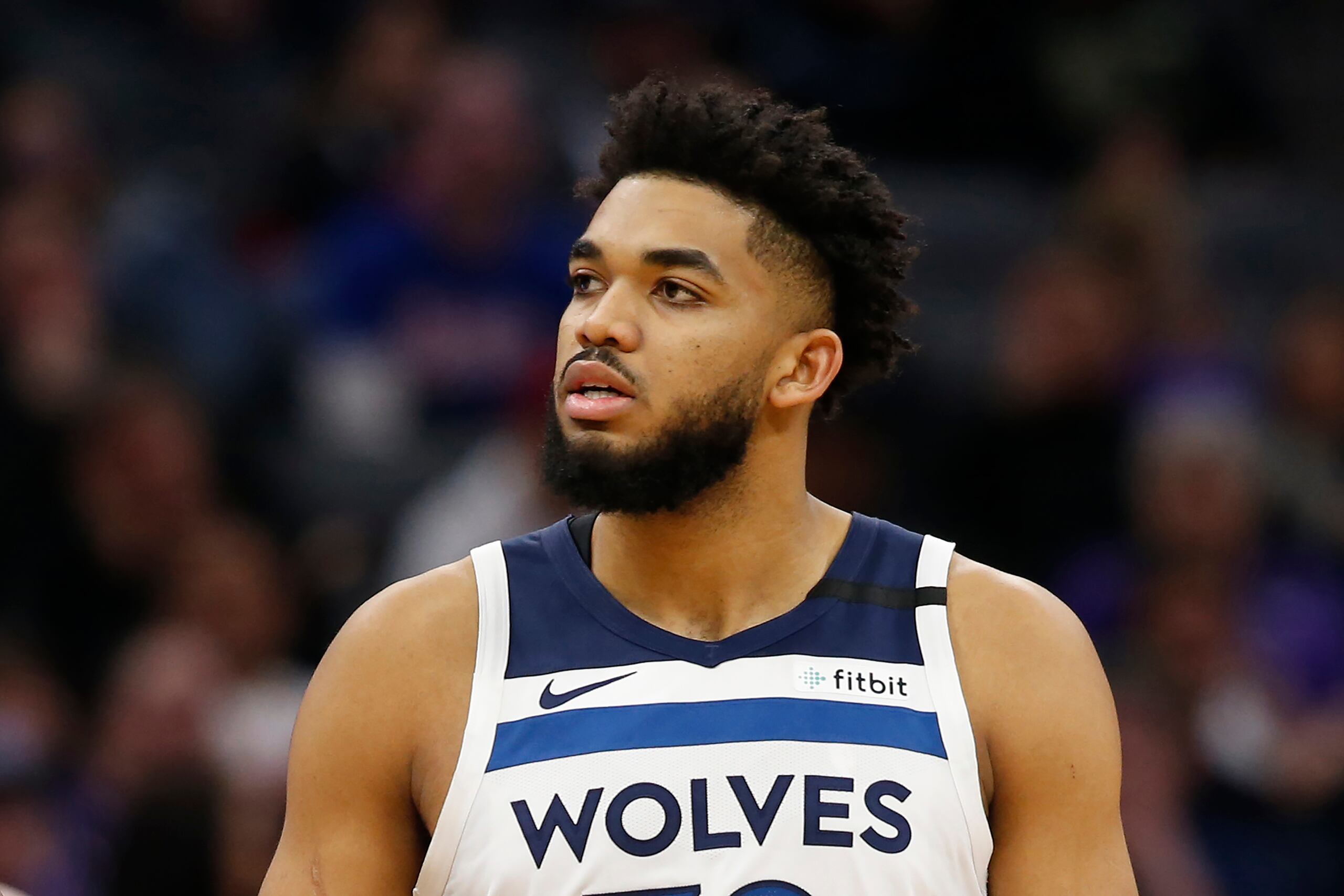 Karl-Anthony Towns, jugador estrella de los Timberwolves de Minnesota.