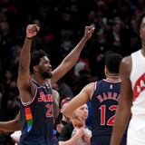 Puntillazo de Joel Embiid puso a los Sixers 3-0 sobre Toronto