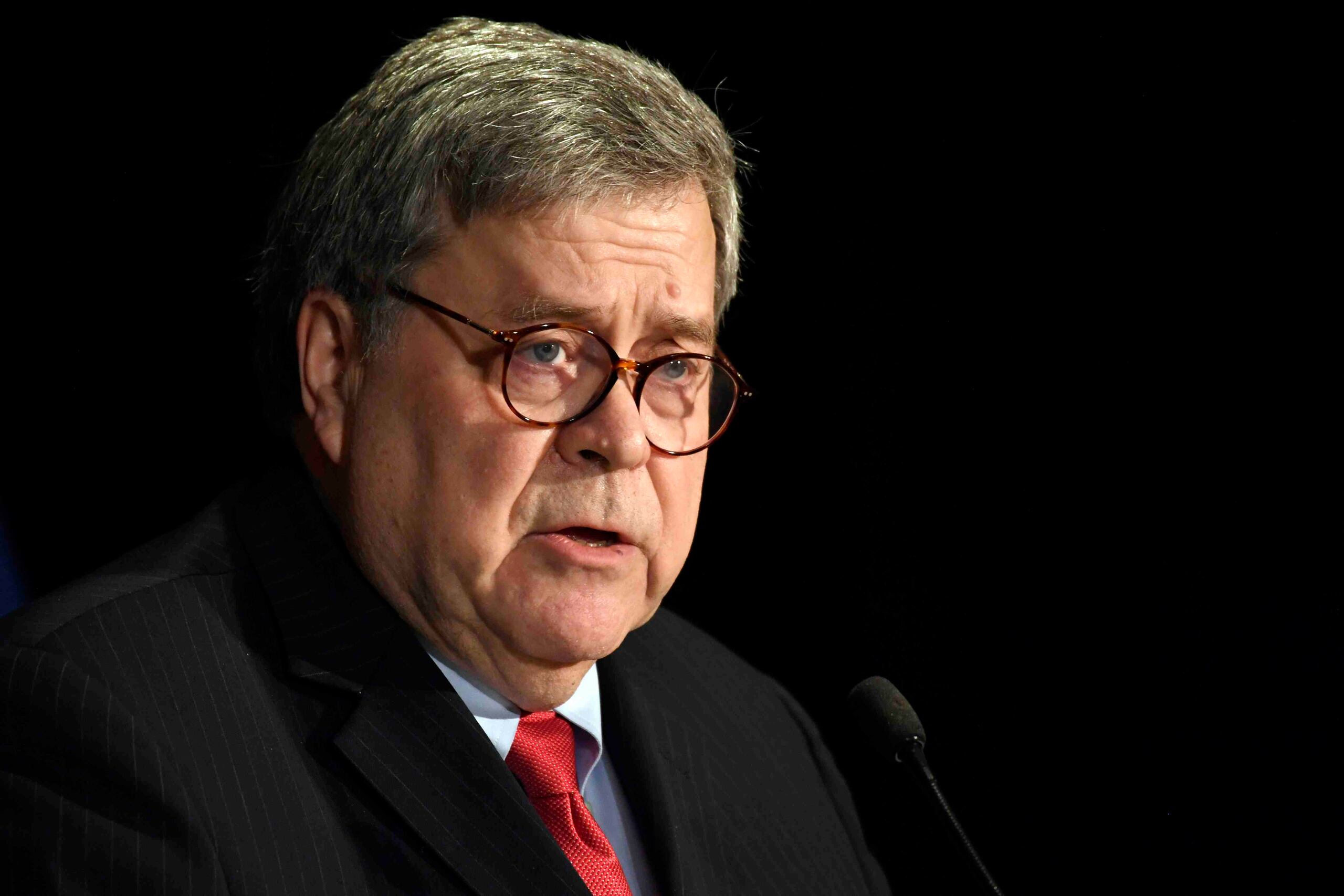 William Barr, secretario de Justicia de Estados Unidos. (AP)