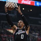 Russell Westbrook tuvo un buen debut como titular de los Clippers de Los Ángeles