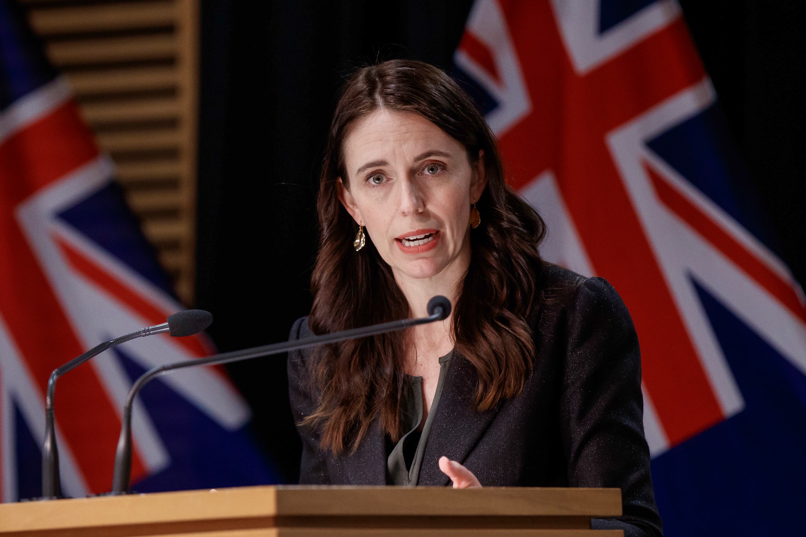 La primera ministra de Nueva Zelanda, Jacinda Ardern.