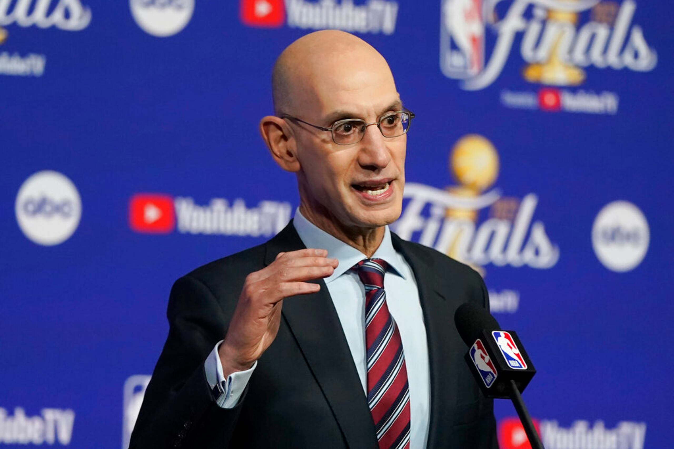 Adam Silver, comisionado de la NBA.