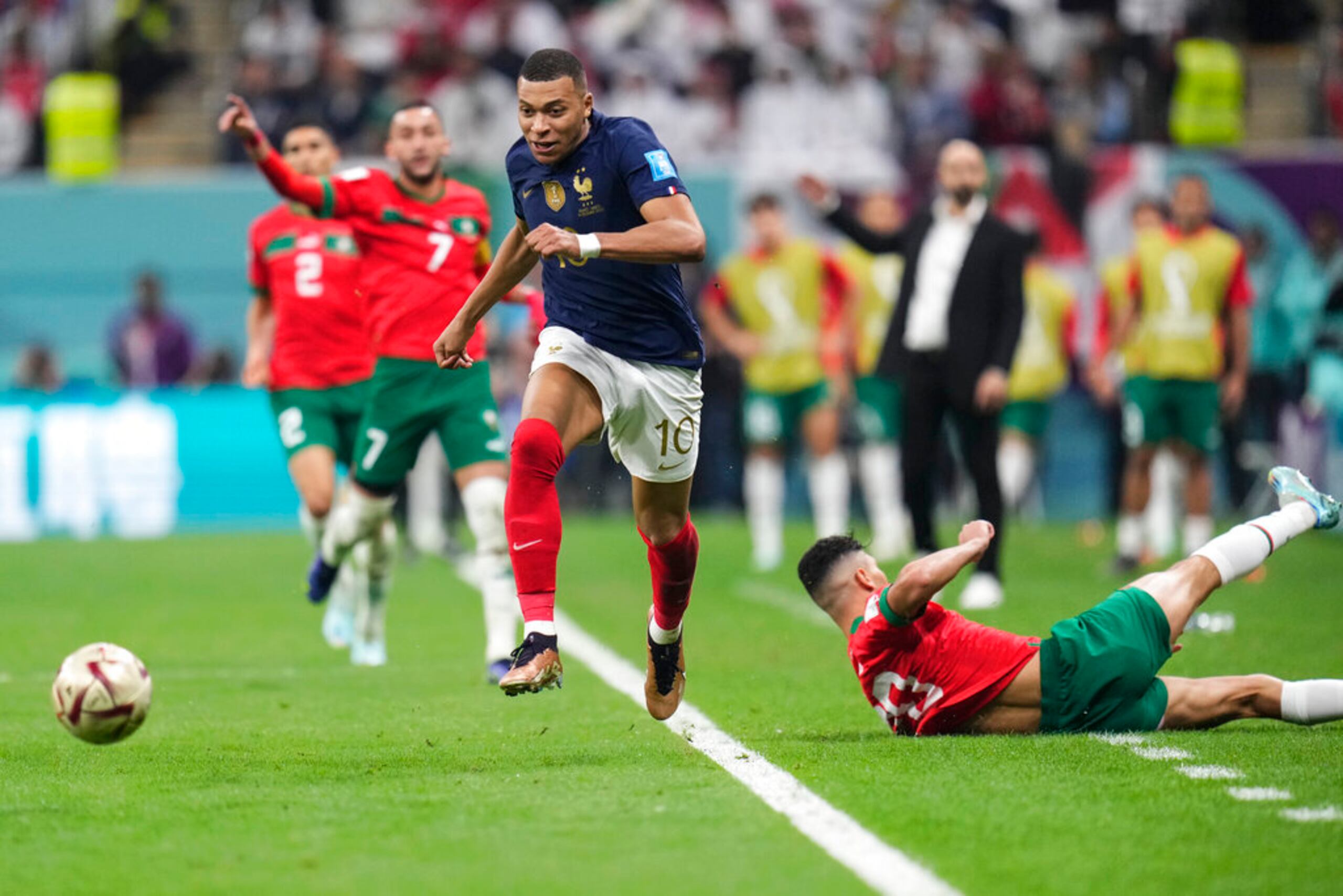 Kylian Mbappé podría sumar un segundo campeonato de la Copa Mundial antes de cumplir 24 años.