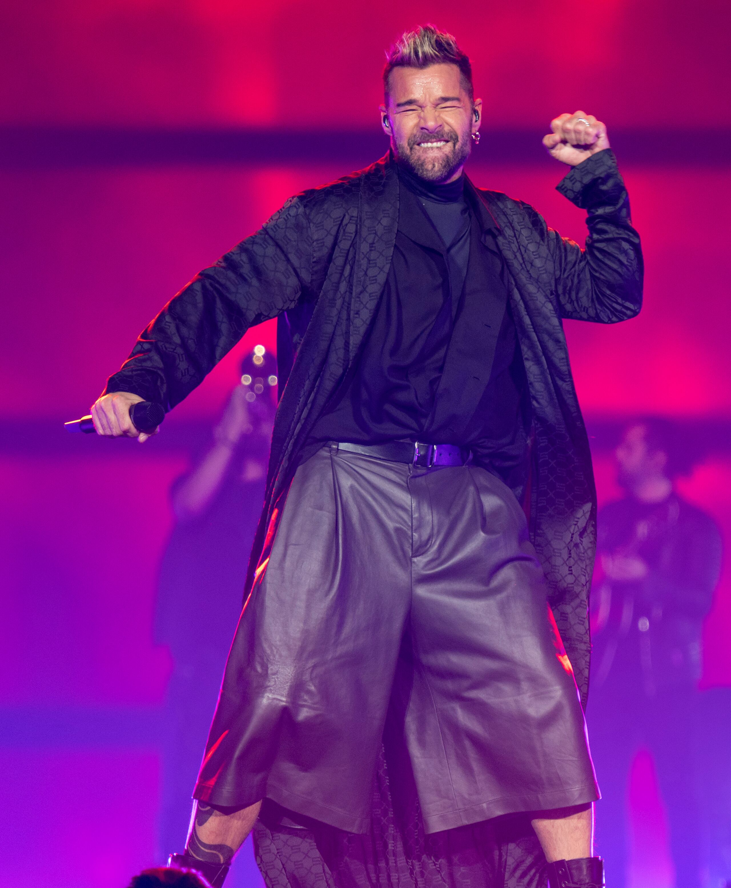 Ricky Martin durante un concierto de su gira con Enrique Iglesias, el 29 de octubre de 2021 en la State Farm Arena en Atlanta. 