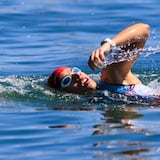 Sobreviviente de cáncer entre los otros que cumplieron su misión en el IronMan 70.3