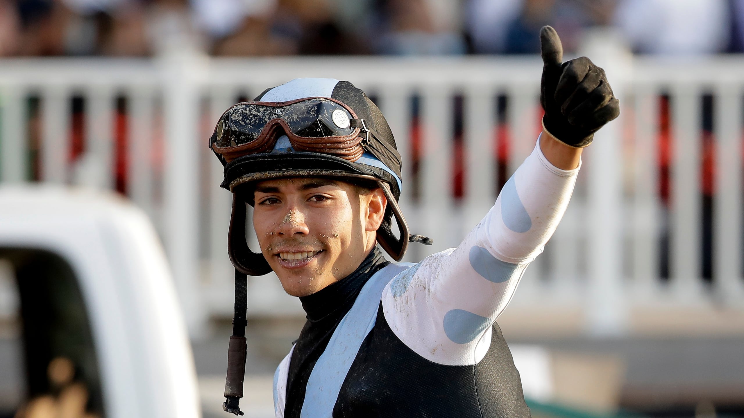 José Ortiz está a gusto con Greatest Honour, el potro que lidera los puntos de clasificación para el Kentucky Derby de mayo.