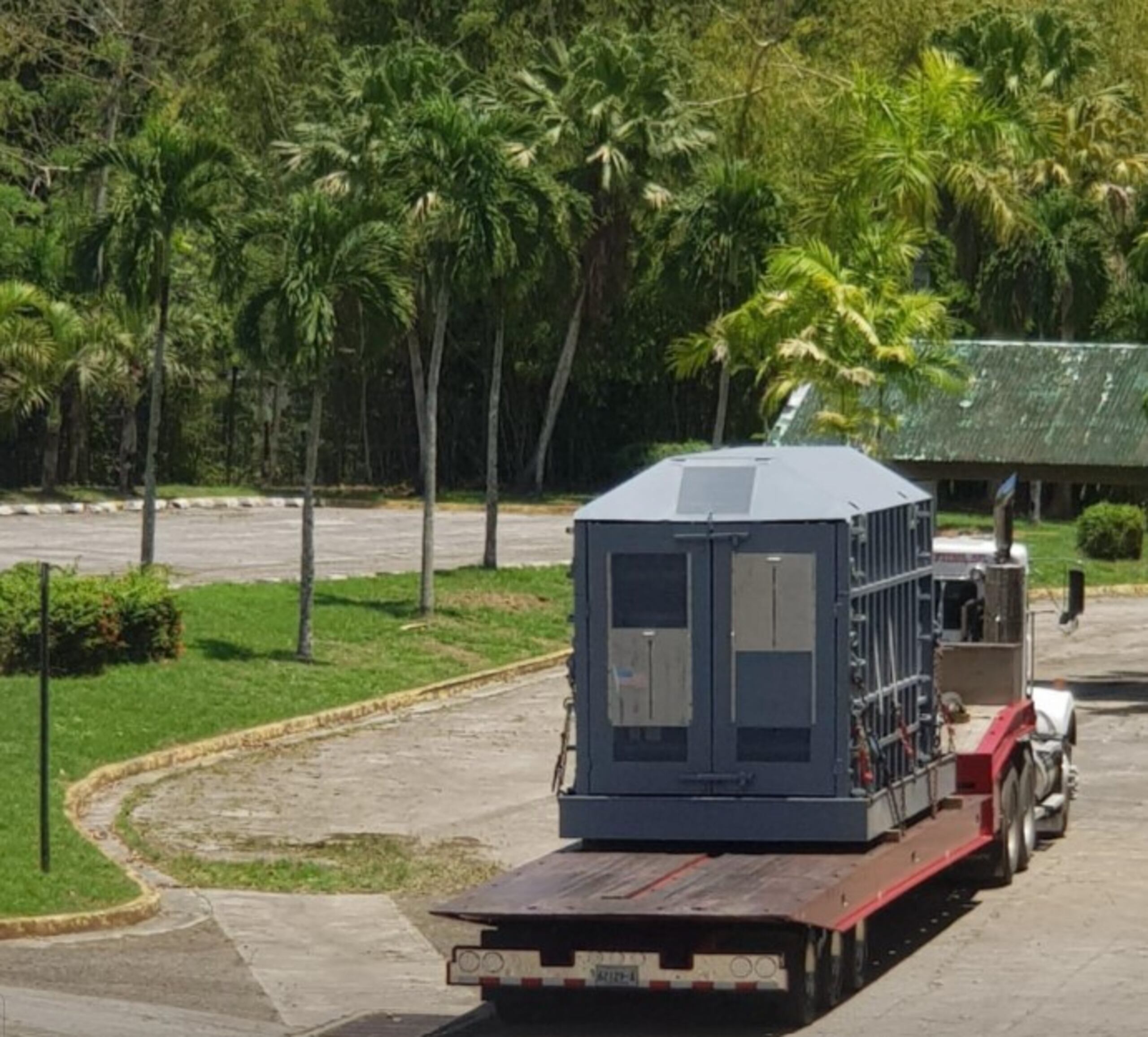 Jaula en la que será trasladada la elefante Mundi. (Suministrada: Fundación Salvemos el Zoológico)