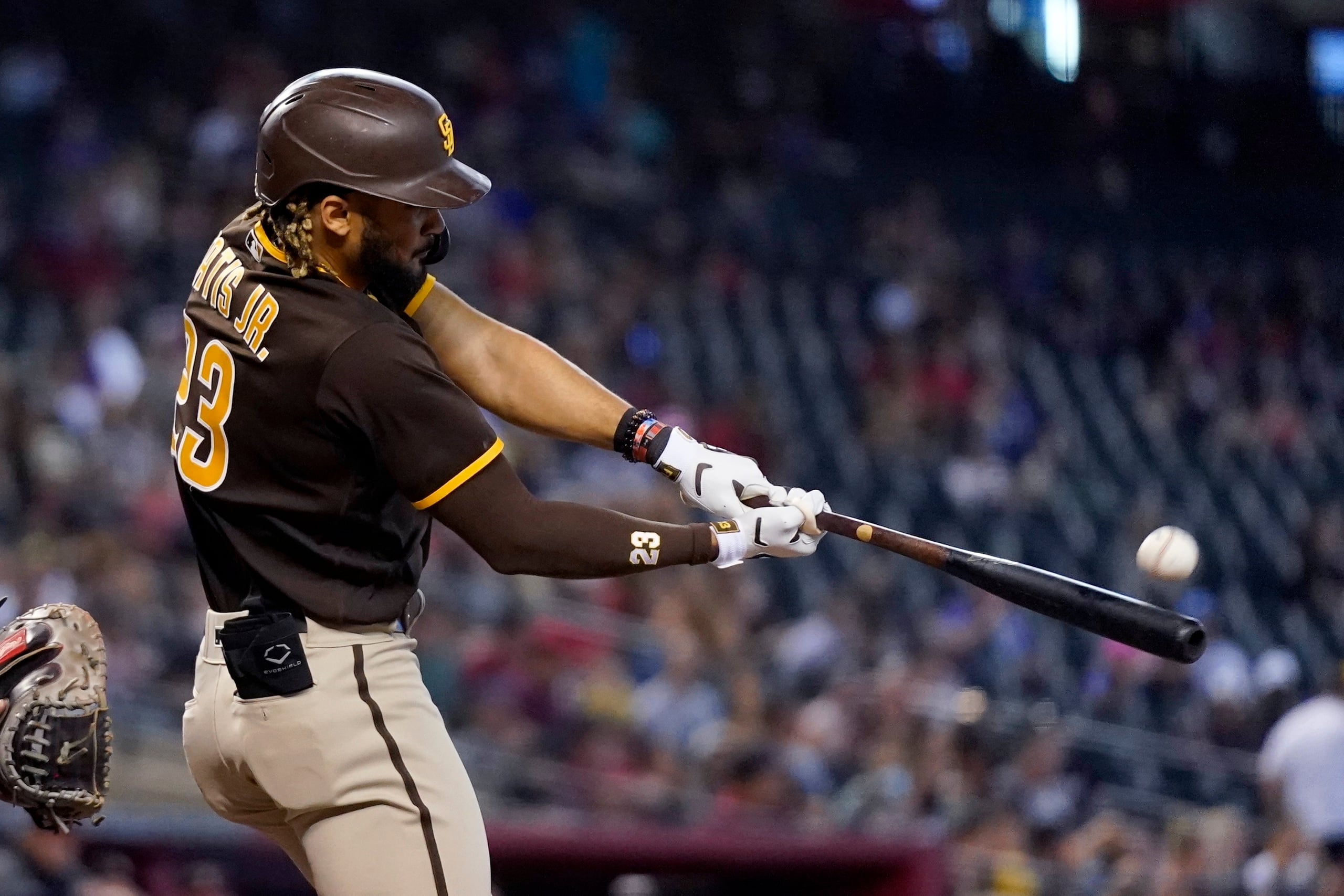 Fernando Tatis Jr., de los Padres de San Diego, sacó 42 bolas en la temporada.