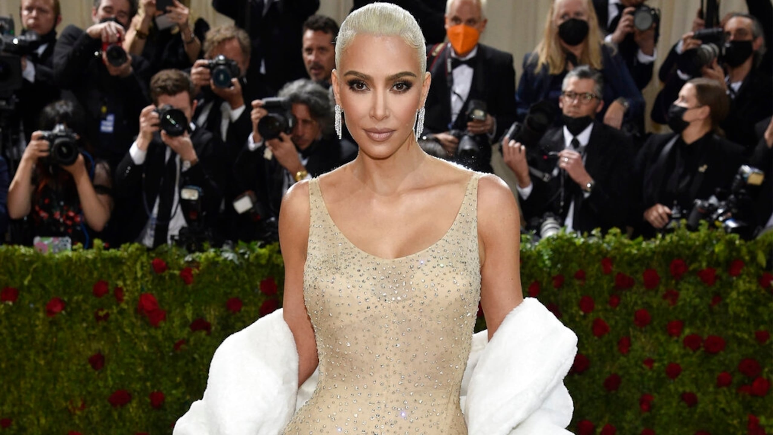 Kim Kardashian en la gala benéfica del Instituto de Vestuario del Museo Metropolitano de Arte el lunes 2 de mayo de 2022 en Nueva York.