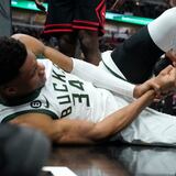 Lesión de Antetokounmpo nubló el triunfo de los Bucks en Chicago