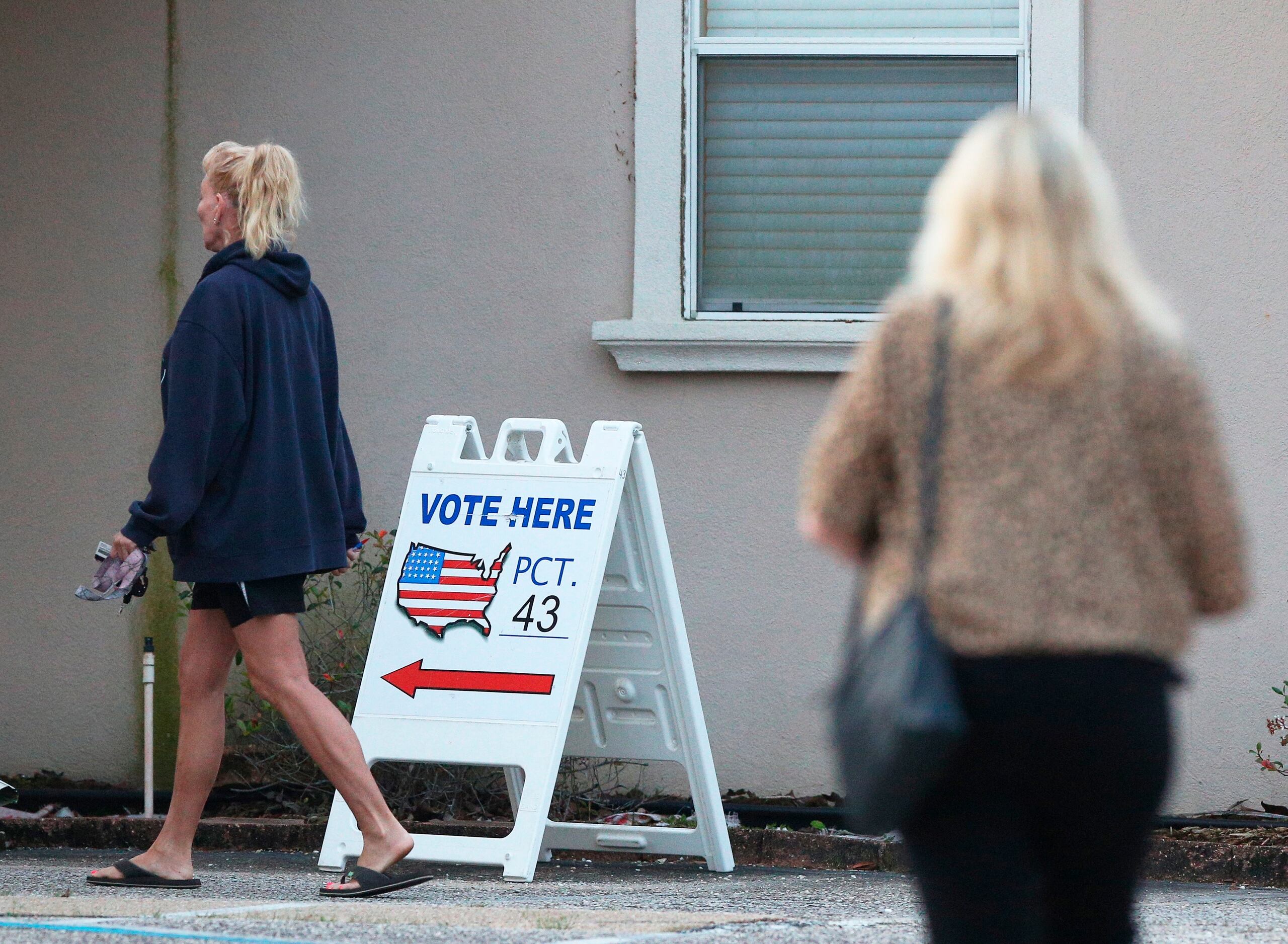 Centro de votación en Florida