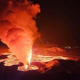 Volcán entra en erupción en Islandia por tercera vez desde diciembre