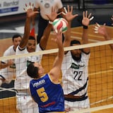 Rápido triunfo de los Mets les da ventaja en su semifinal del Voleibol Superior