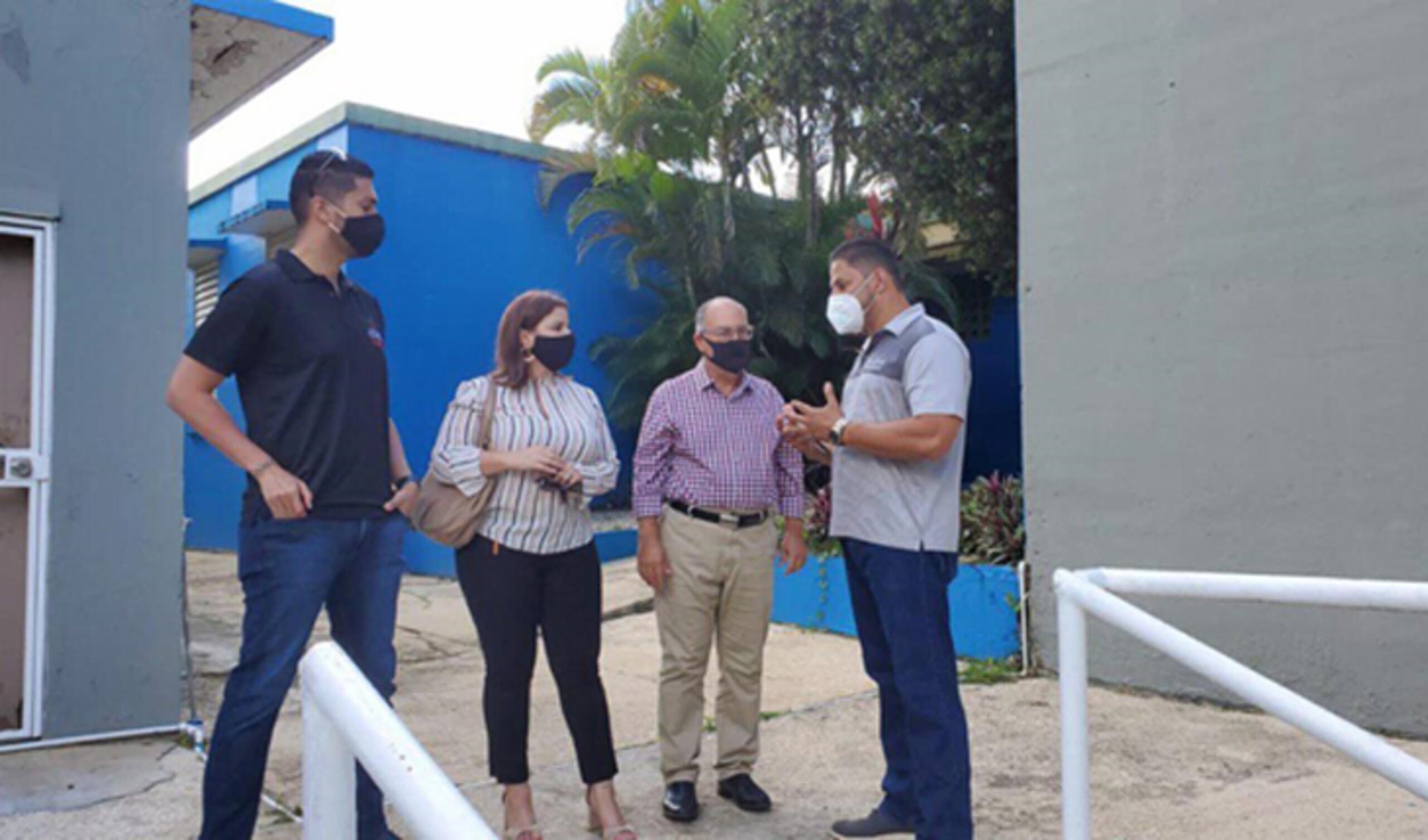 En la reunión participó el doctor Carlos Padín, presidente del Centro Educativo, Olga Figueroa, gerente de división, y Abniel Machin, director ejecutivo del Centro de Ciencia y Visitantes.