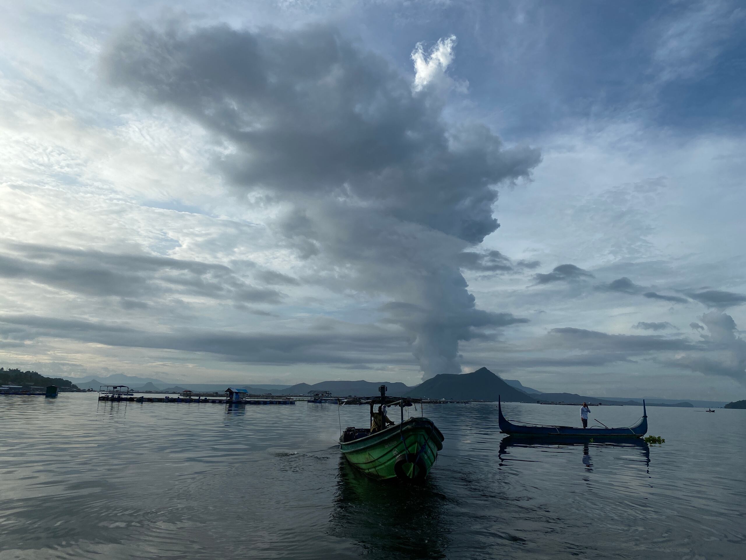 Con 311 metros de altura, el Taal es uno de los volcanes más pequeños del mundo.