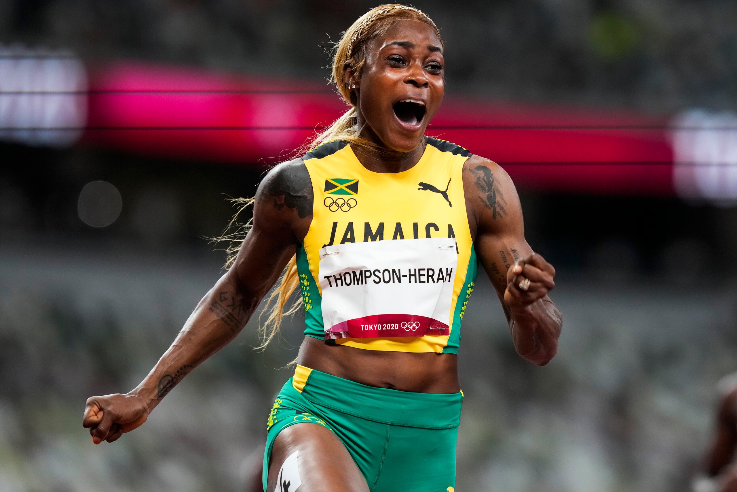 Elaine Thompson-Herah (foto) reconoció la buena marca que hizo la semana pasada su compatriota Shelly-Ann Fraser Bryce. 