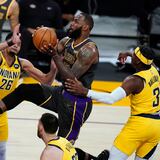 Sufren los Lakers para vencer a los Pacers