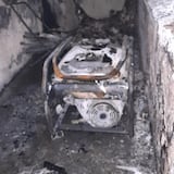 Familia escapa a salvo tras desatarse un fuego por sobrecarga en el generador eléctrico