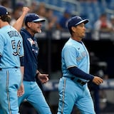 Kiermaier pagó con un pelotazo, pero Tampa Bay se impuso y pasó a los playoffs