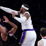 Carmelo Anthony guió el triunfo de los Lakers con otro juego dinámico