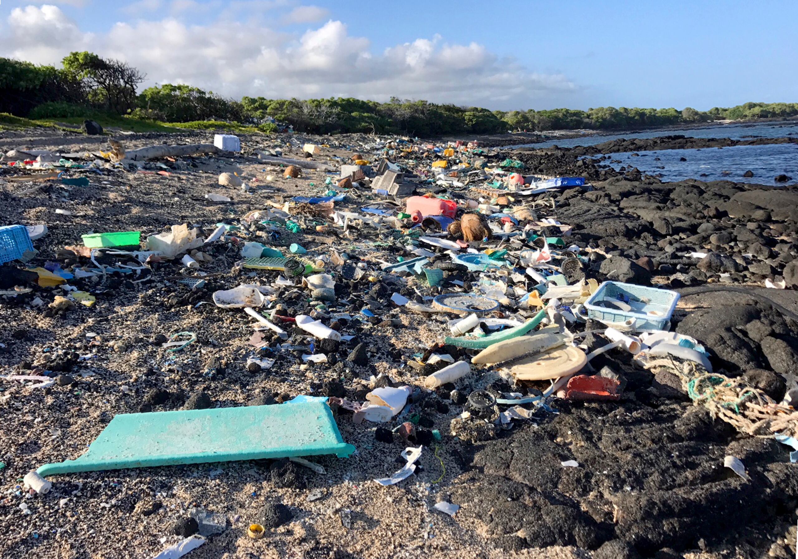 Los investigadores filtraron grandes volúmenes de agua de mar a tres profundidades seleccionadas hasta los 200 metros y, mediante la técnica de imágenes espectroscópicas, detectaron e identificaron numerosos contaminantes plásticos.