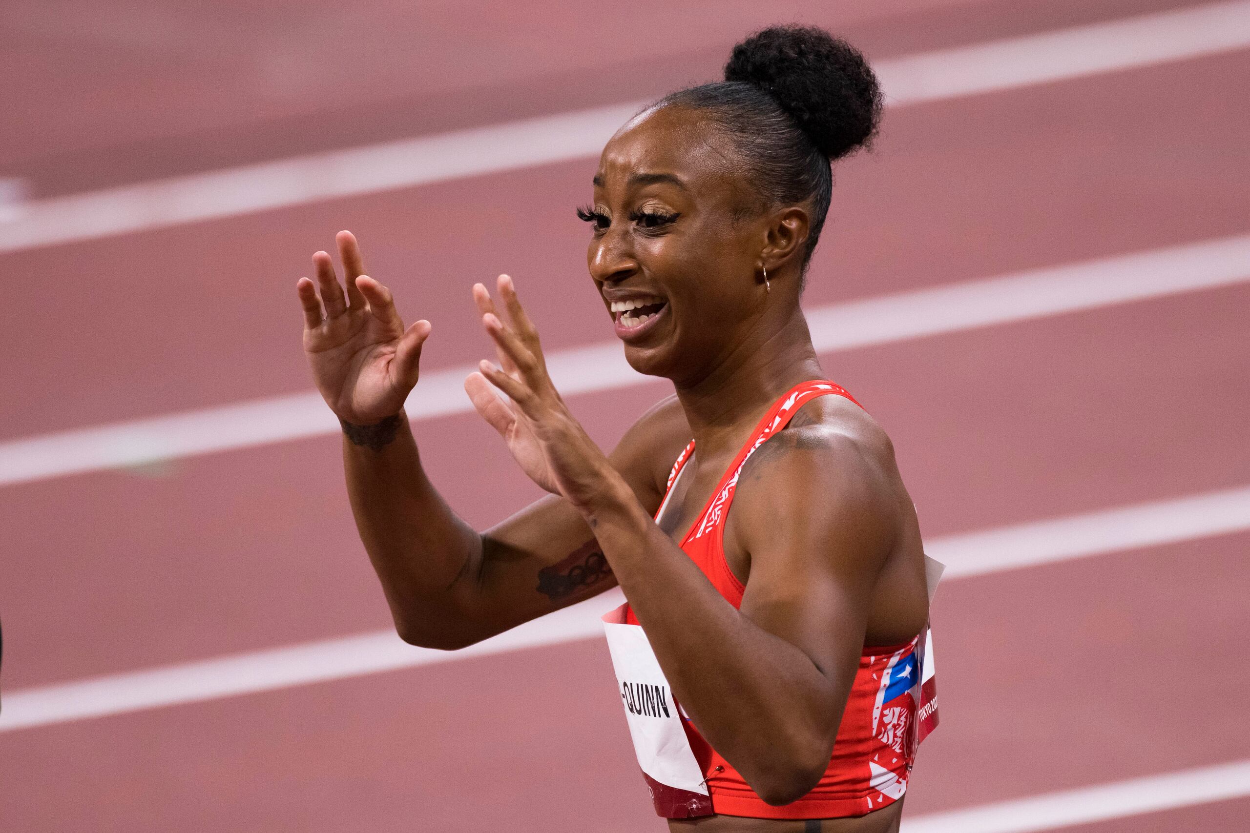 Jasmine Camacho Quinn es la primera atleta boricua, hombre o mujer, es lograr establecer una marca olímpica.