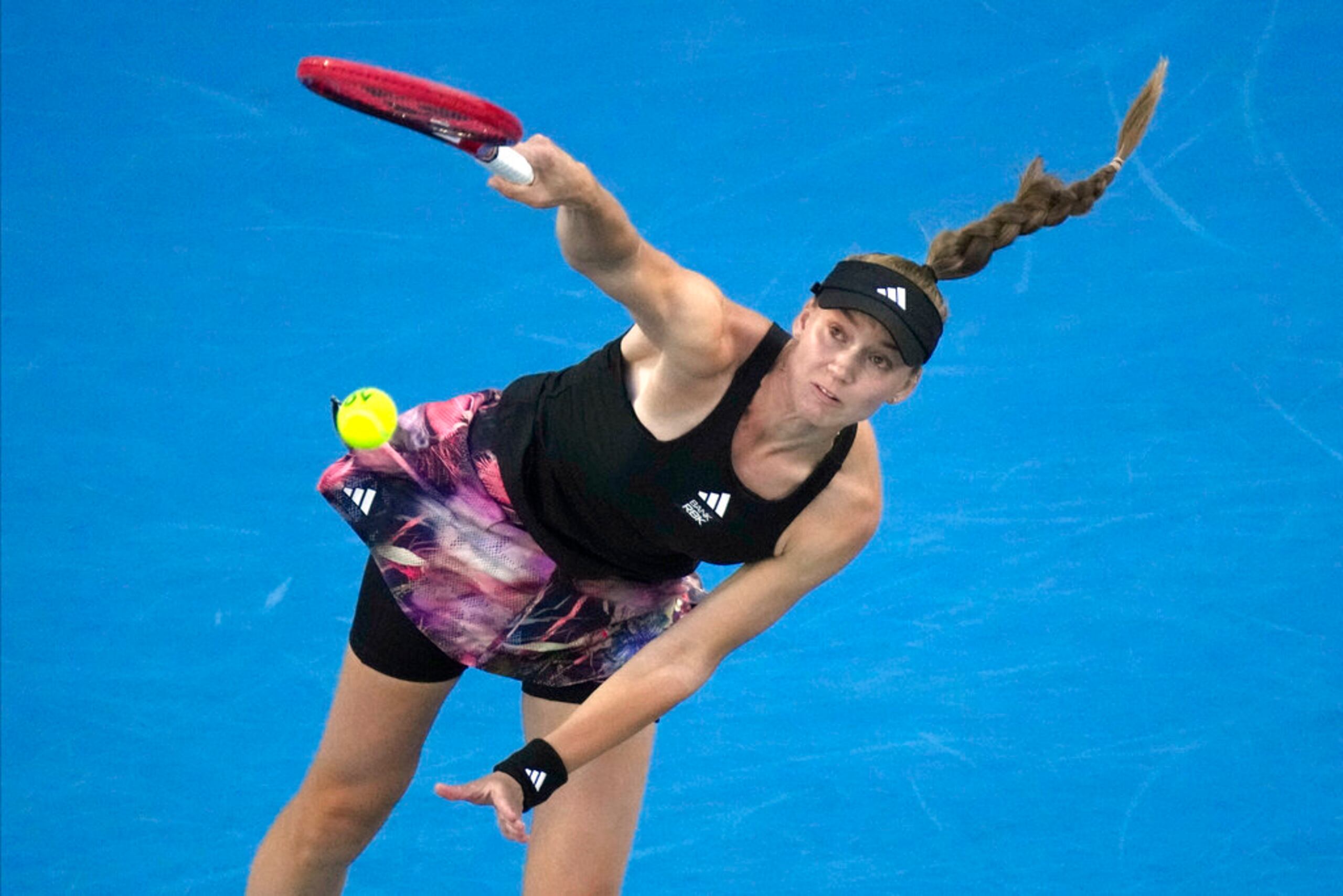 Elena Rybakina está en su segunda final en un torneo de Grand Slam. En el 2022 ganó Wimbledon.