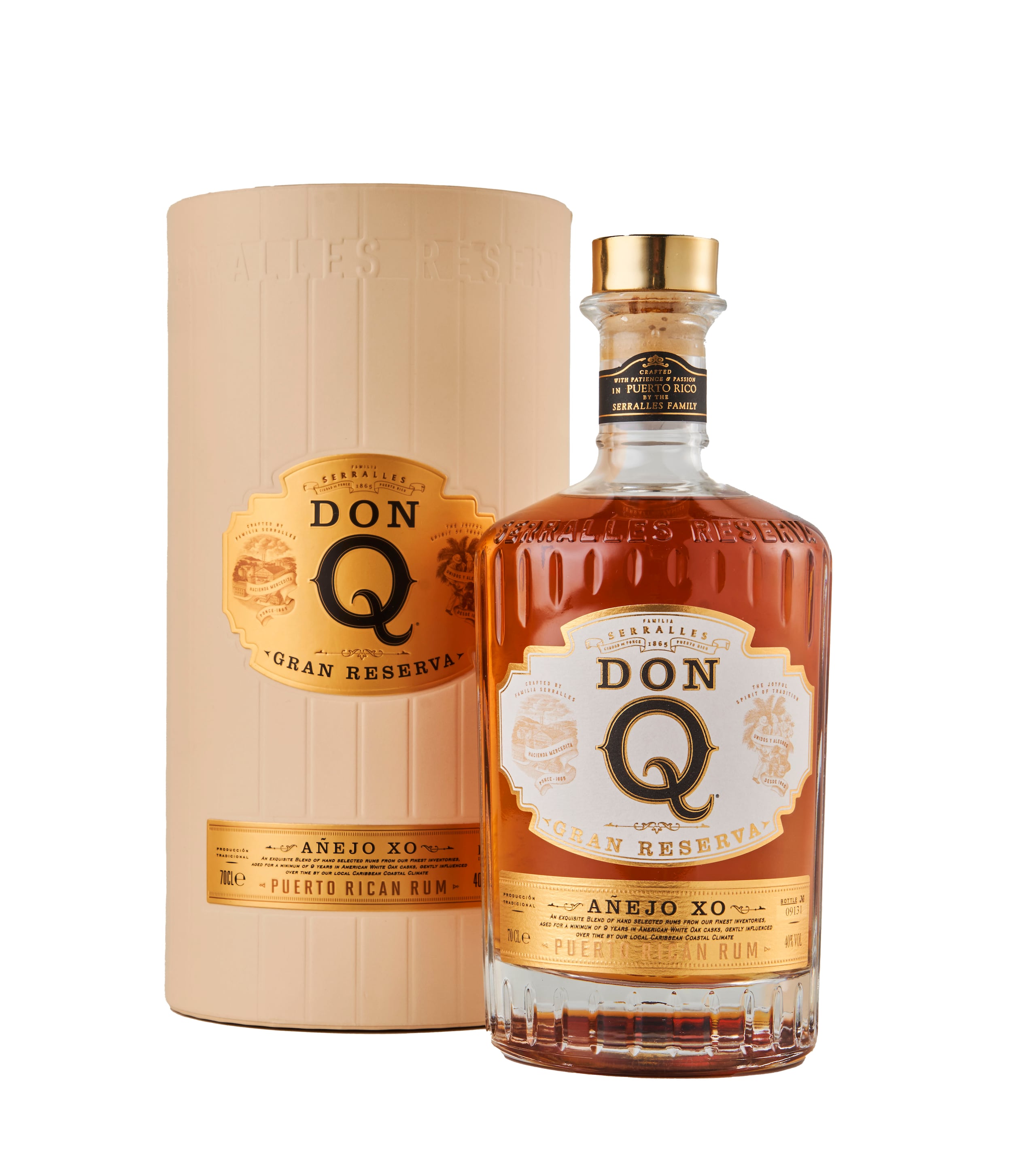 Don Q Gran Reserva Añejo XO ofrece un sabor inigualable, para el paladar exigente al degustar.