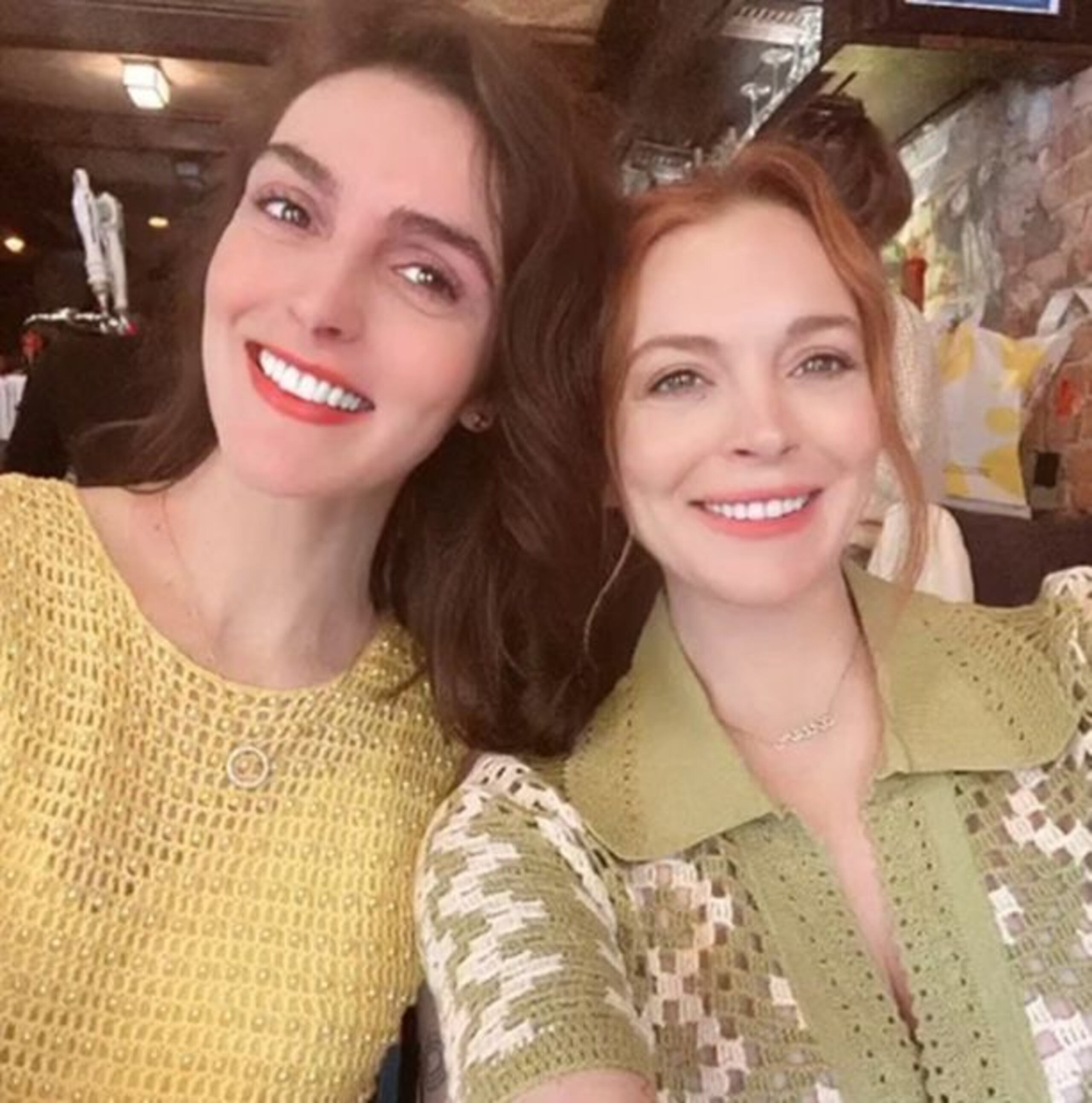 La estrella de "Mean Girls" se reunió con su hermana Aliana Lohan, a quien constanmente elogia en sus redes sociales.