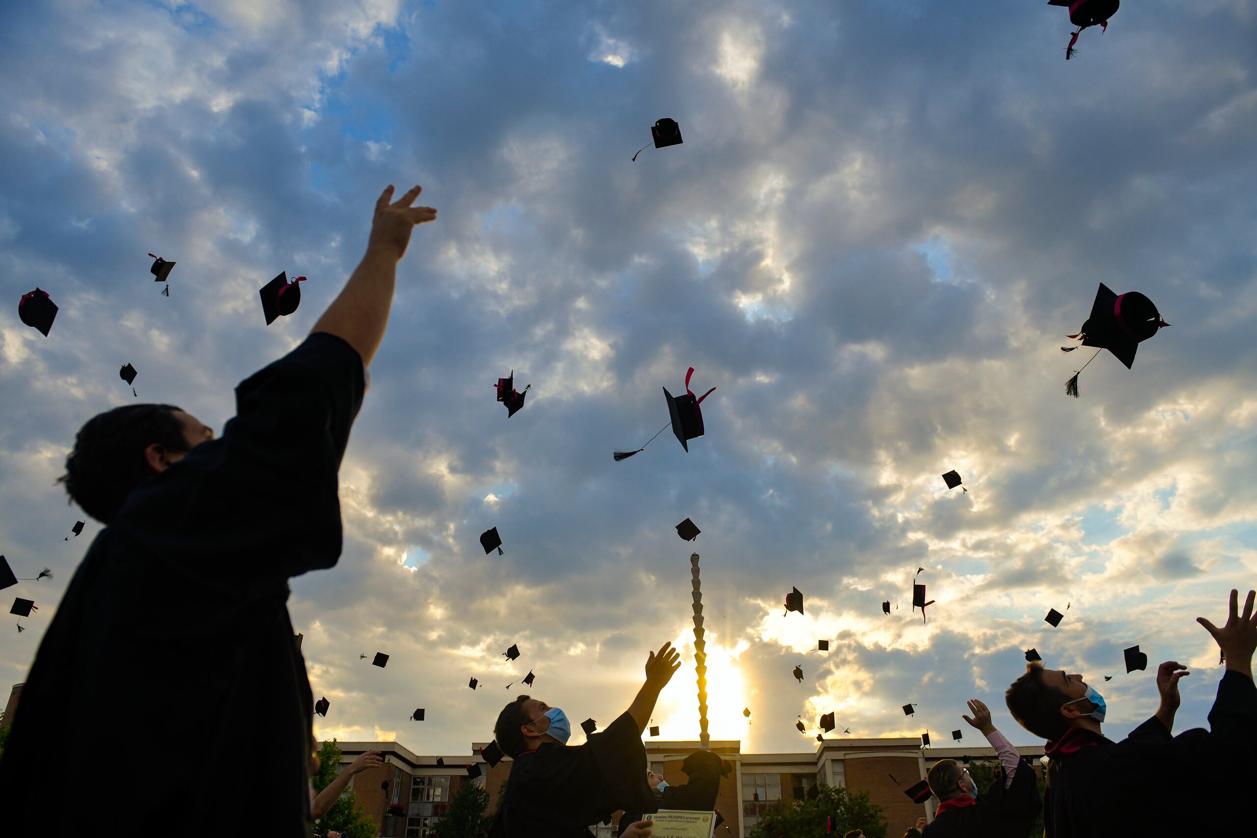 Imagen de una graduación.