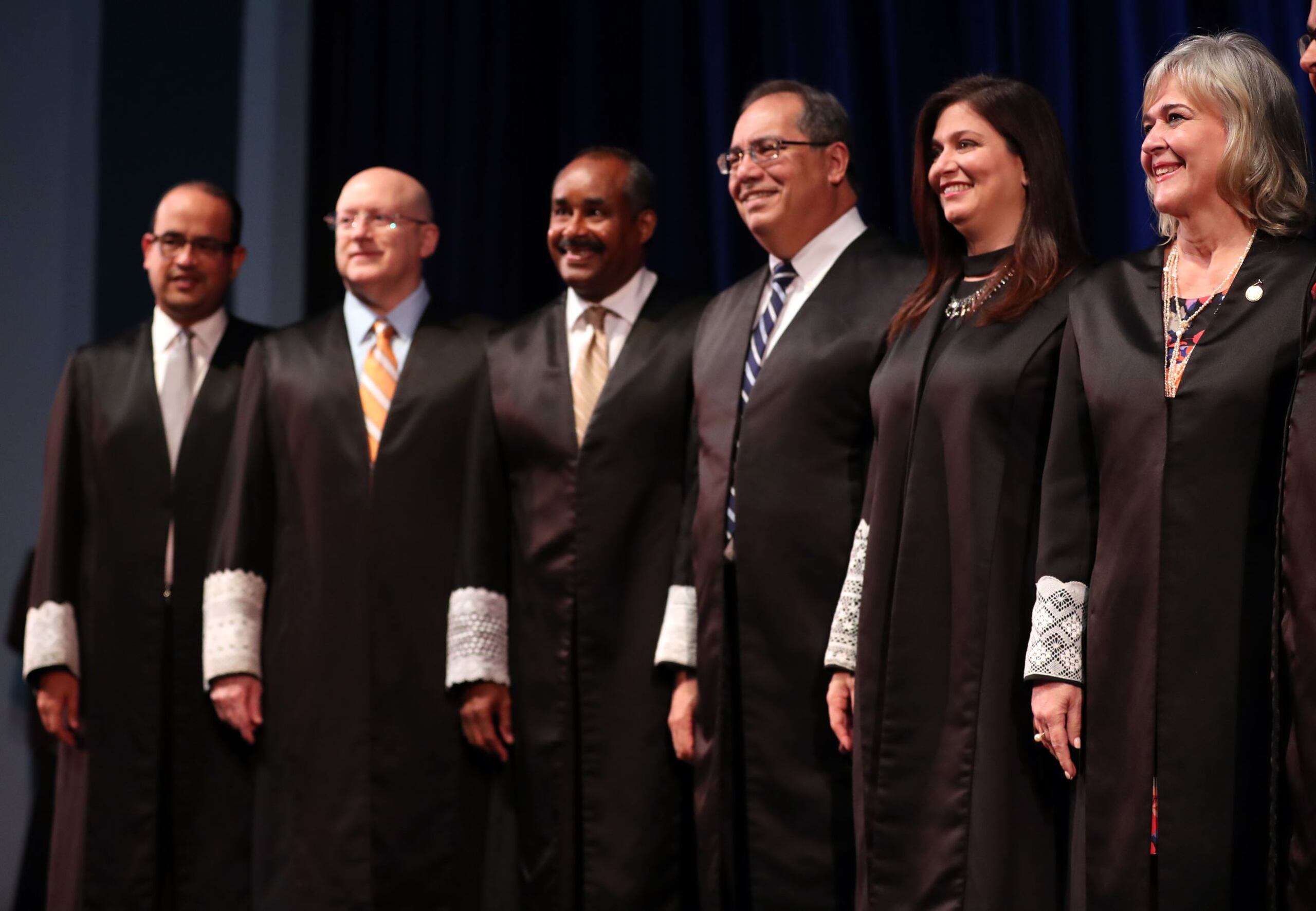 Los jueces del Tribunal Supremo de Puerto Rico.