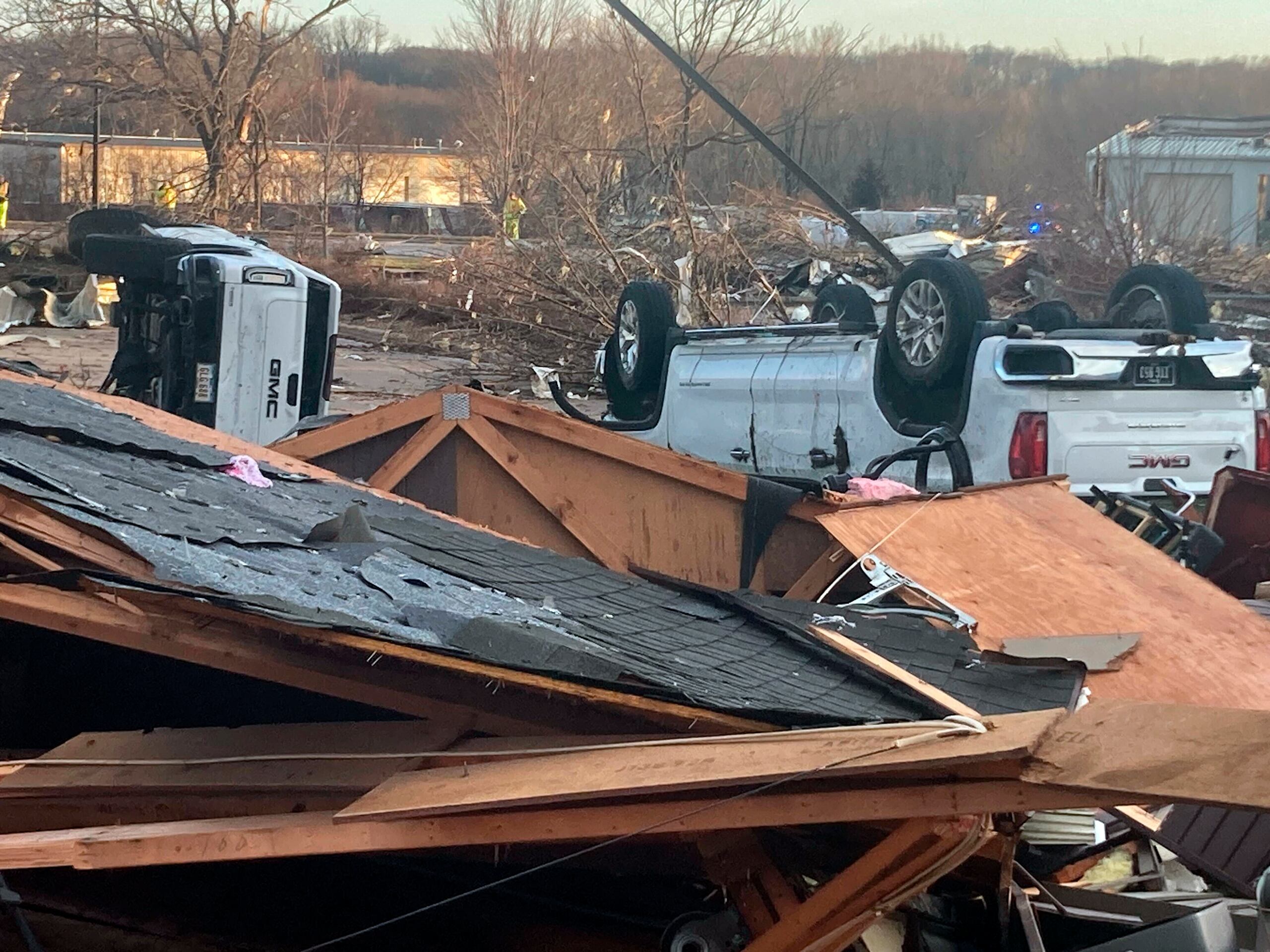 En la noche del miércoles el Servicio Meteorológico Nacional había emitido una advertencia de fuertes tormentas para el centro del país incluidas granizadas, vientos dañinos y unos pocos tornados.