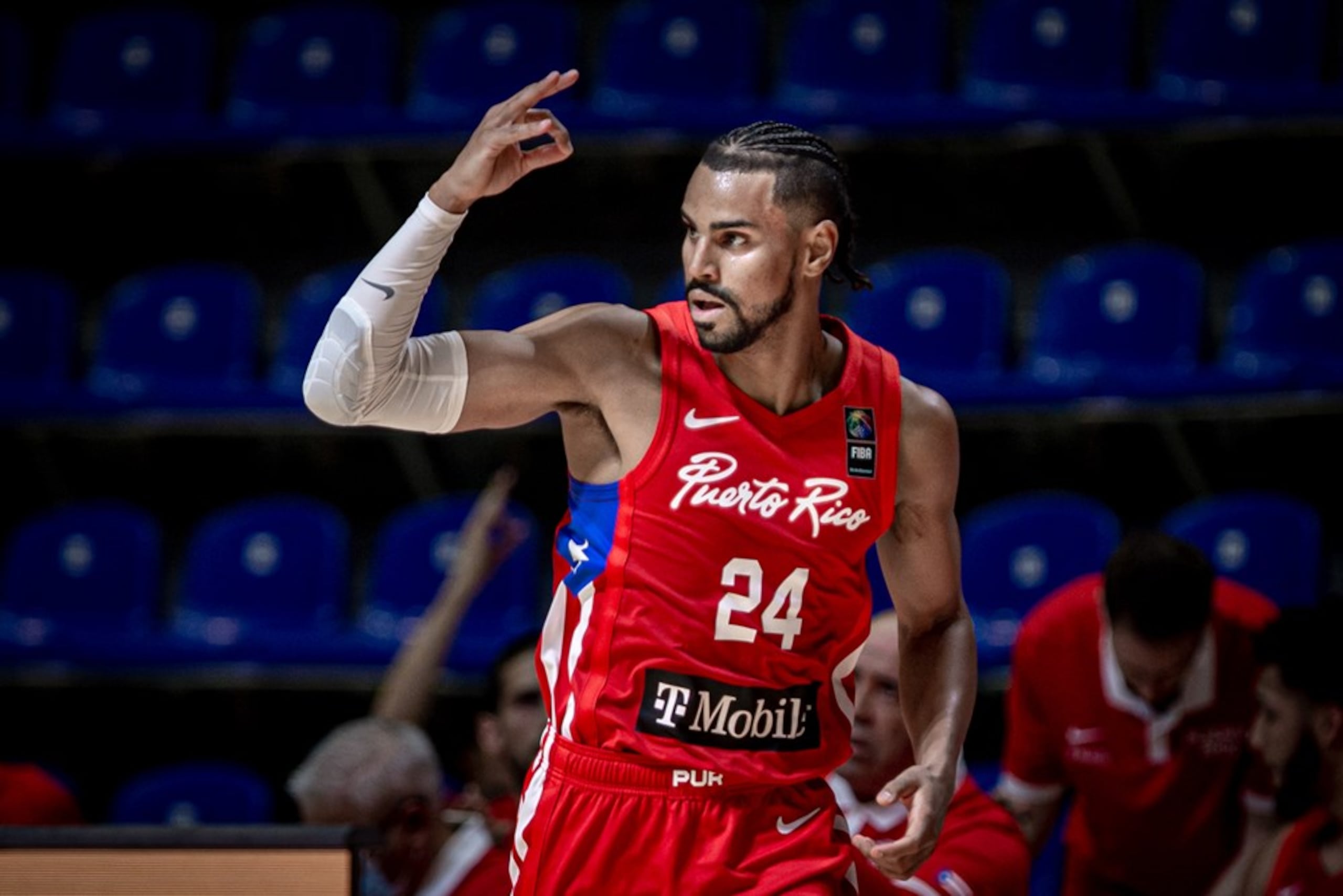 Gian Clavell fue el único canastero de Puerto Rico que no estuvo en la práctica del martes en Santa Cruz do Sul debido a que su vuelo desde Europa fue cancelado el lunes. Pero tomó el próximo y ya estaba en ruta a Brasil.