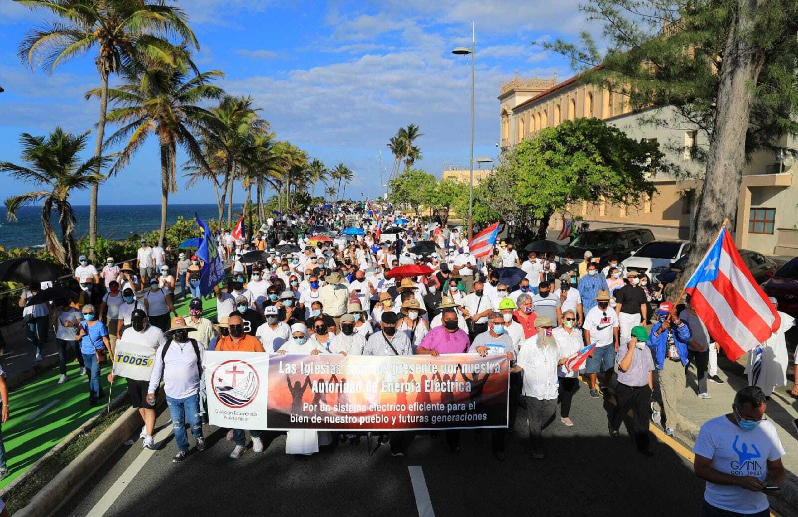 La marcha hizo una parada en el Capitolio.