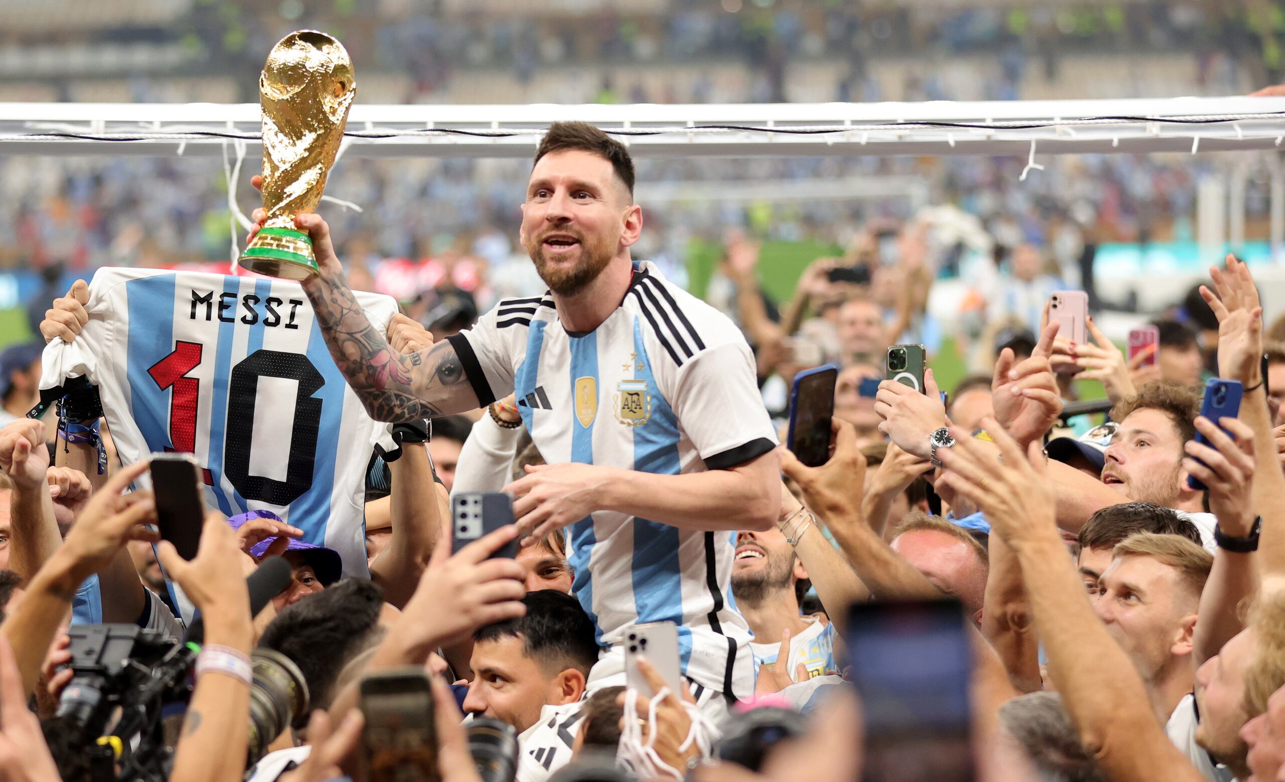 El capitán de la selección argentina de fútbol, Lionel Messi.