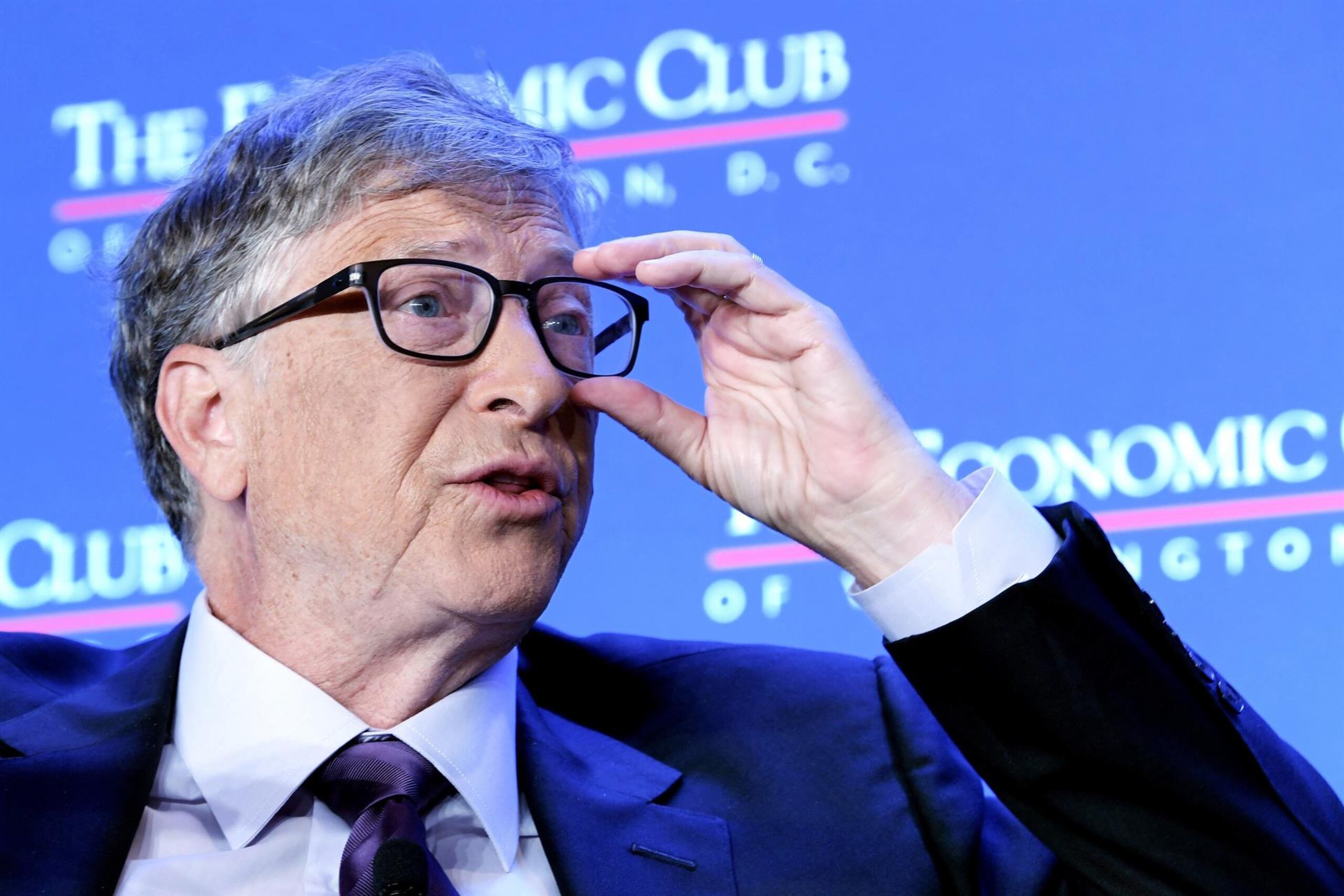 Bill Gates participó de la cumbre G20 de Salud.