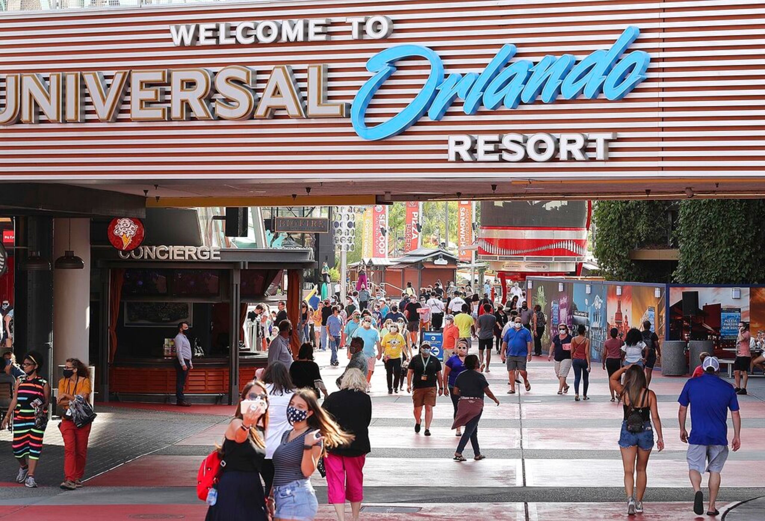 Universal Orlando comenzó a operar algunos lugares de forma limitada el pasado 14 de mayo.