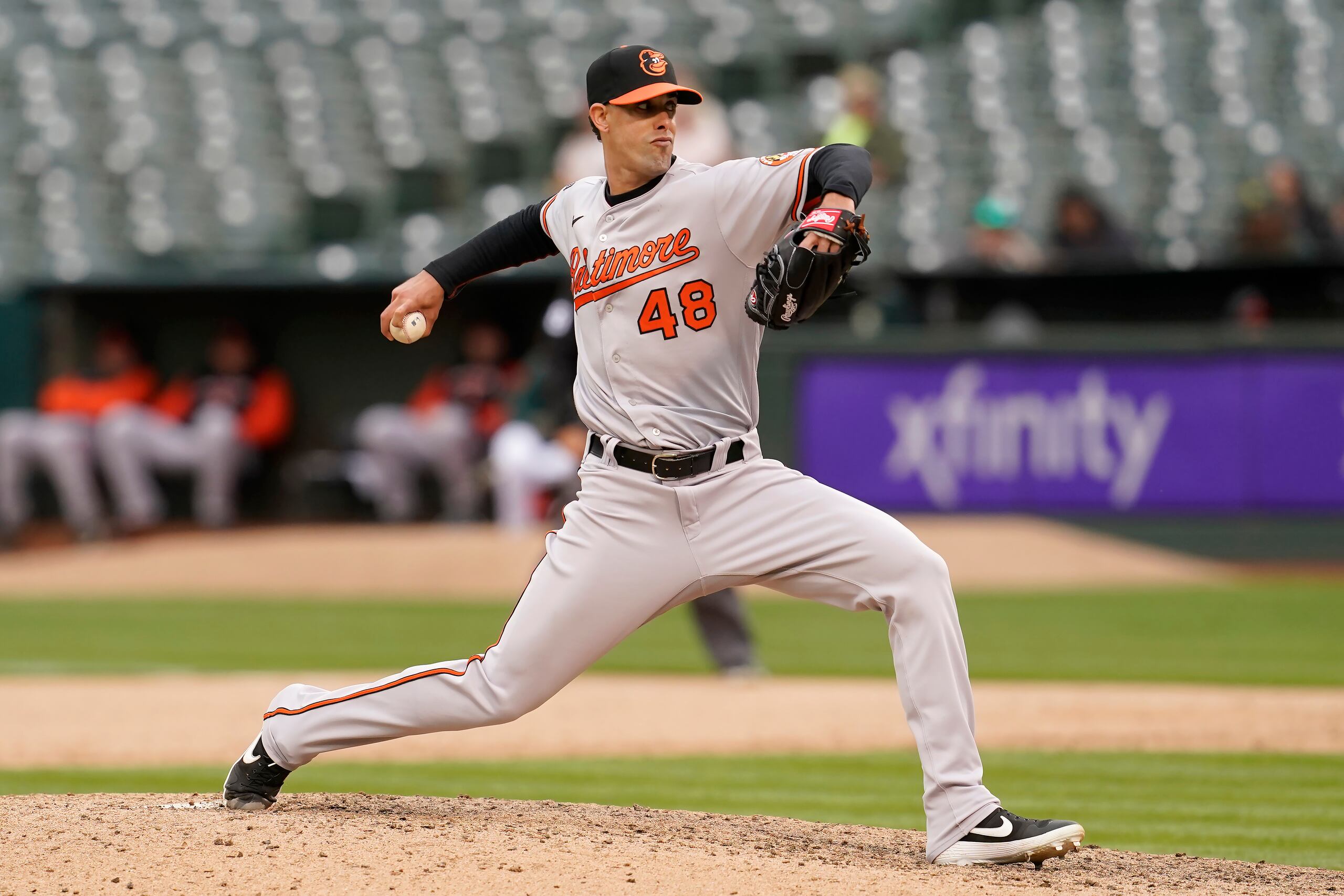 El puertorriqueño Jorge López, de los Orioles de Baltimore, se ha convertido en uno de los taponeros más efectivos de las Grandes Ligas esta temporada.