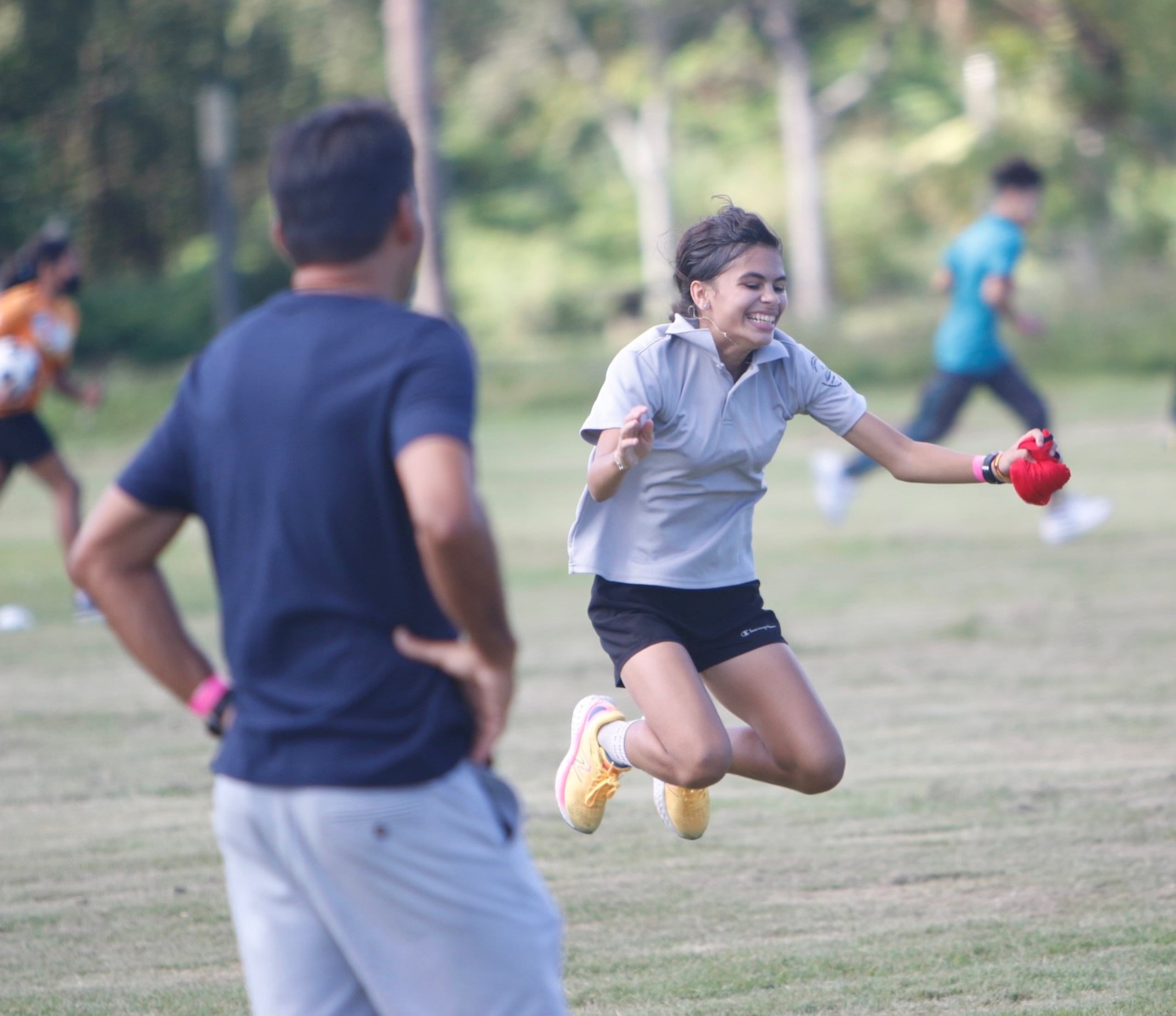 En el cierre hubo varias estaciones deportivas.