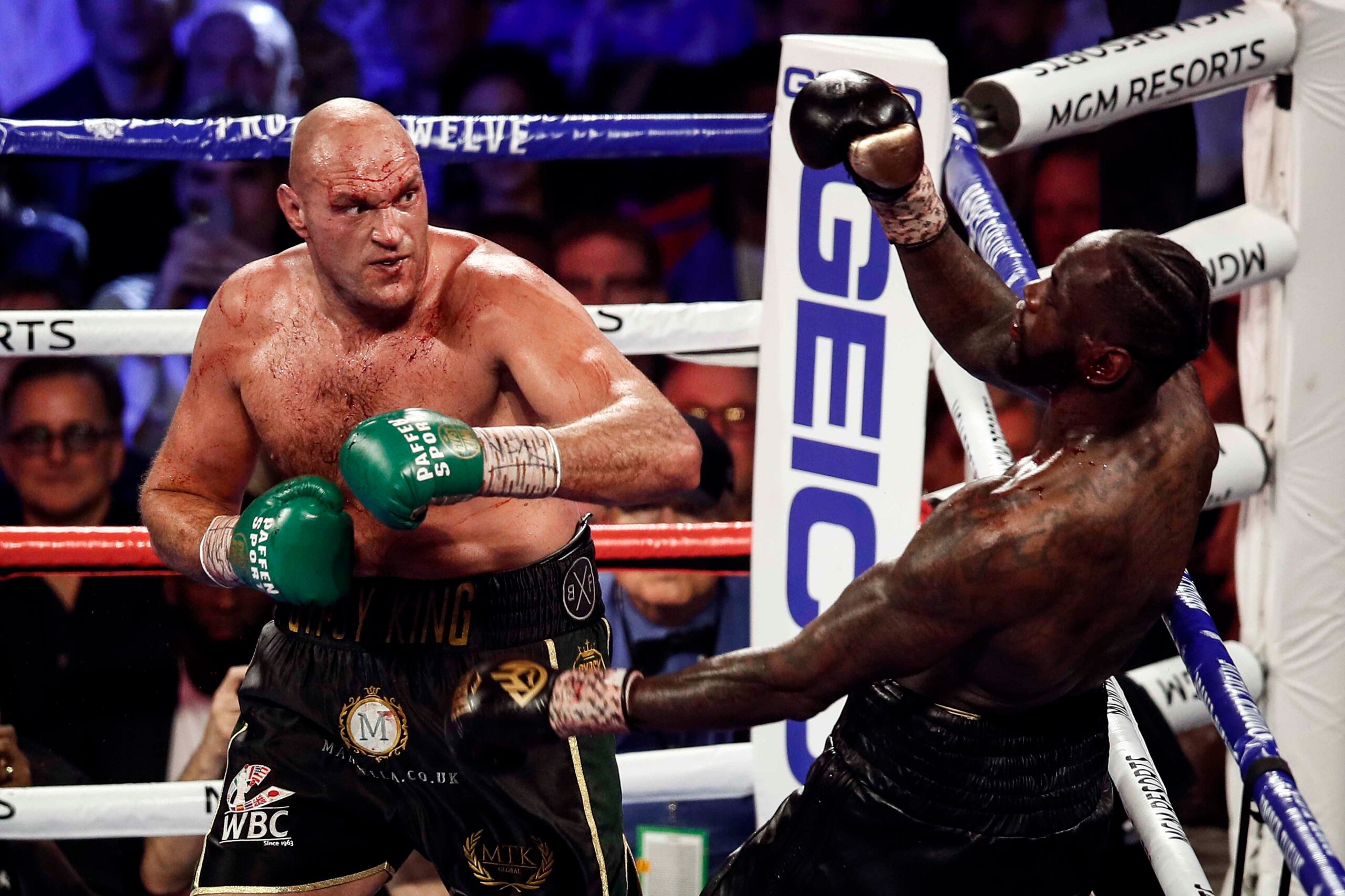 Tyson Fury superó a Deontay Wilder el pasado mes de febrero.