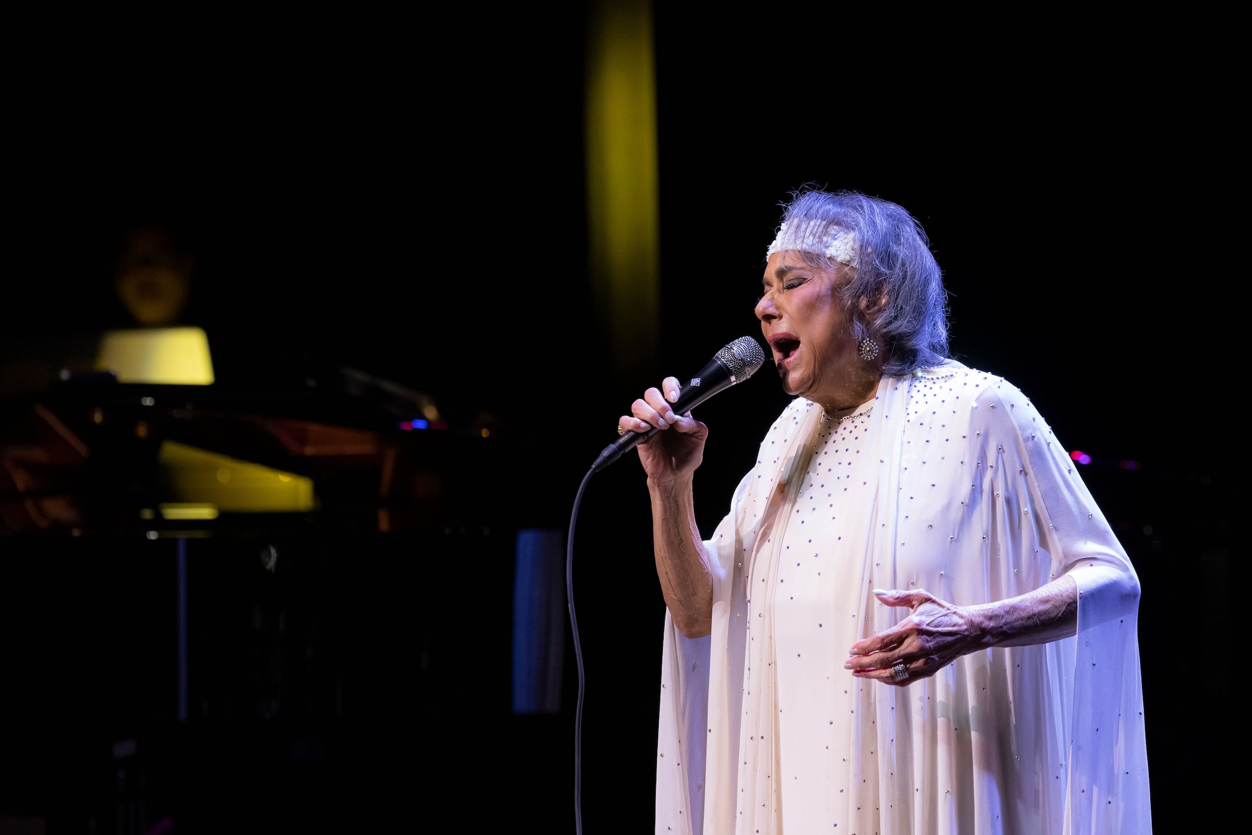 La cantante se expresó agradecida por el cariño del público a través del tiempo.